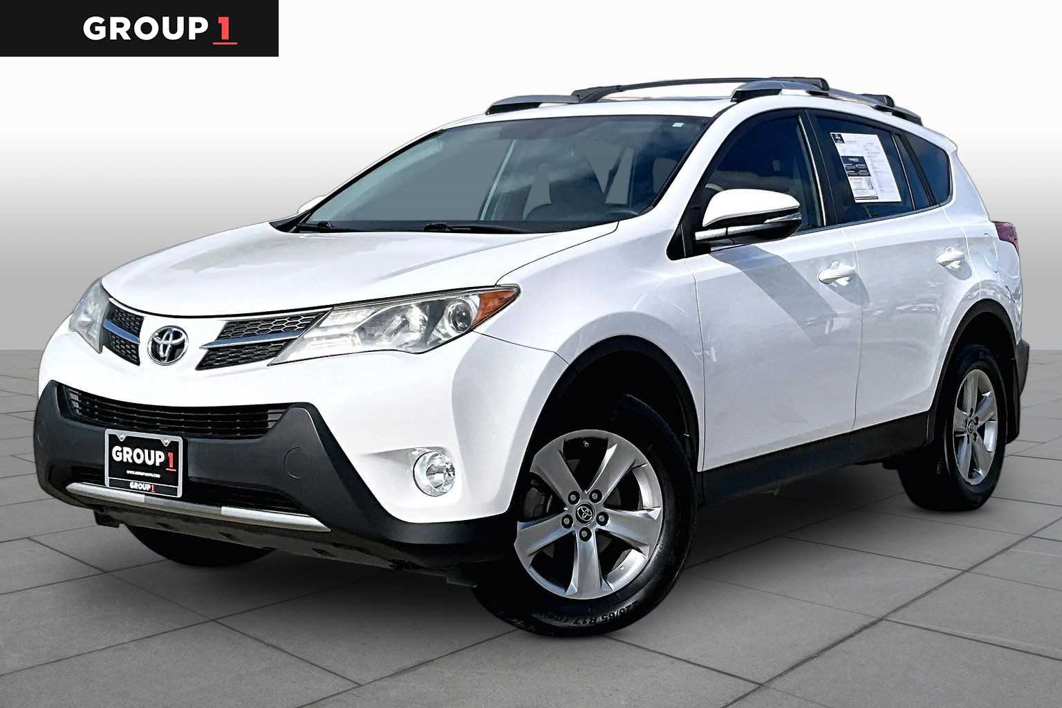 2015 Toyota RAV4 XLE Super White at Group 1 Toyota Southwest