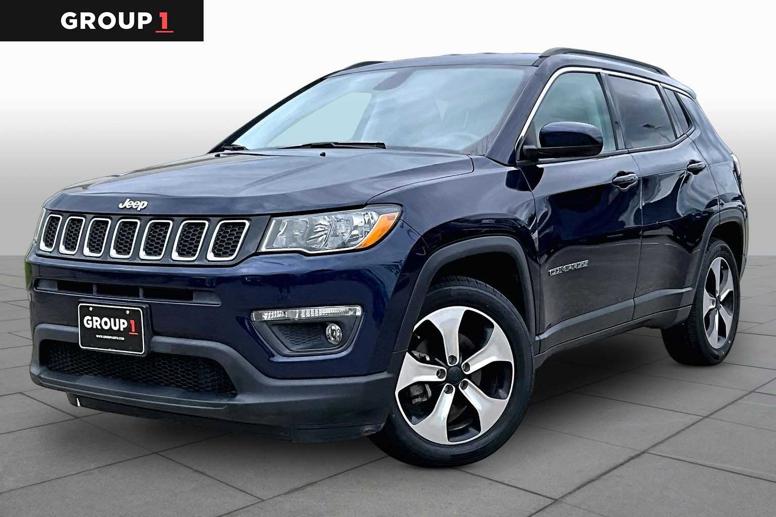 2018 Jeep Compass Latitude Jazz Blue Pearlcoat at Westside Kia
