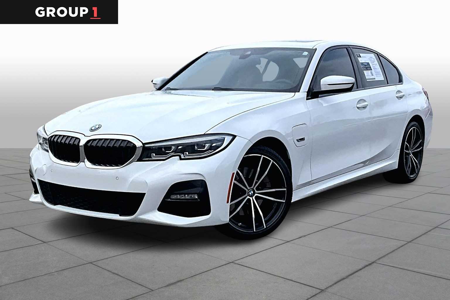 2022 BMW 3 Series 330e Alpine White at AutoNation Ford Gulf Fwy