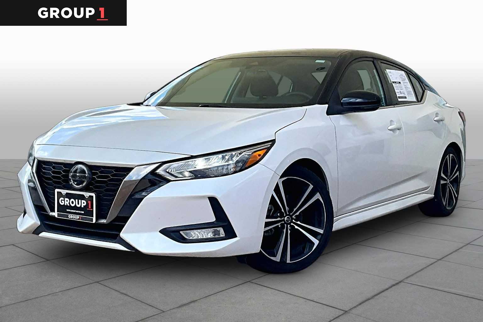 2021 Nissan Sentra SR Aspen White/Super Black at HGreg Houston