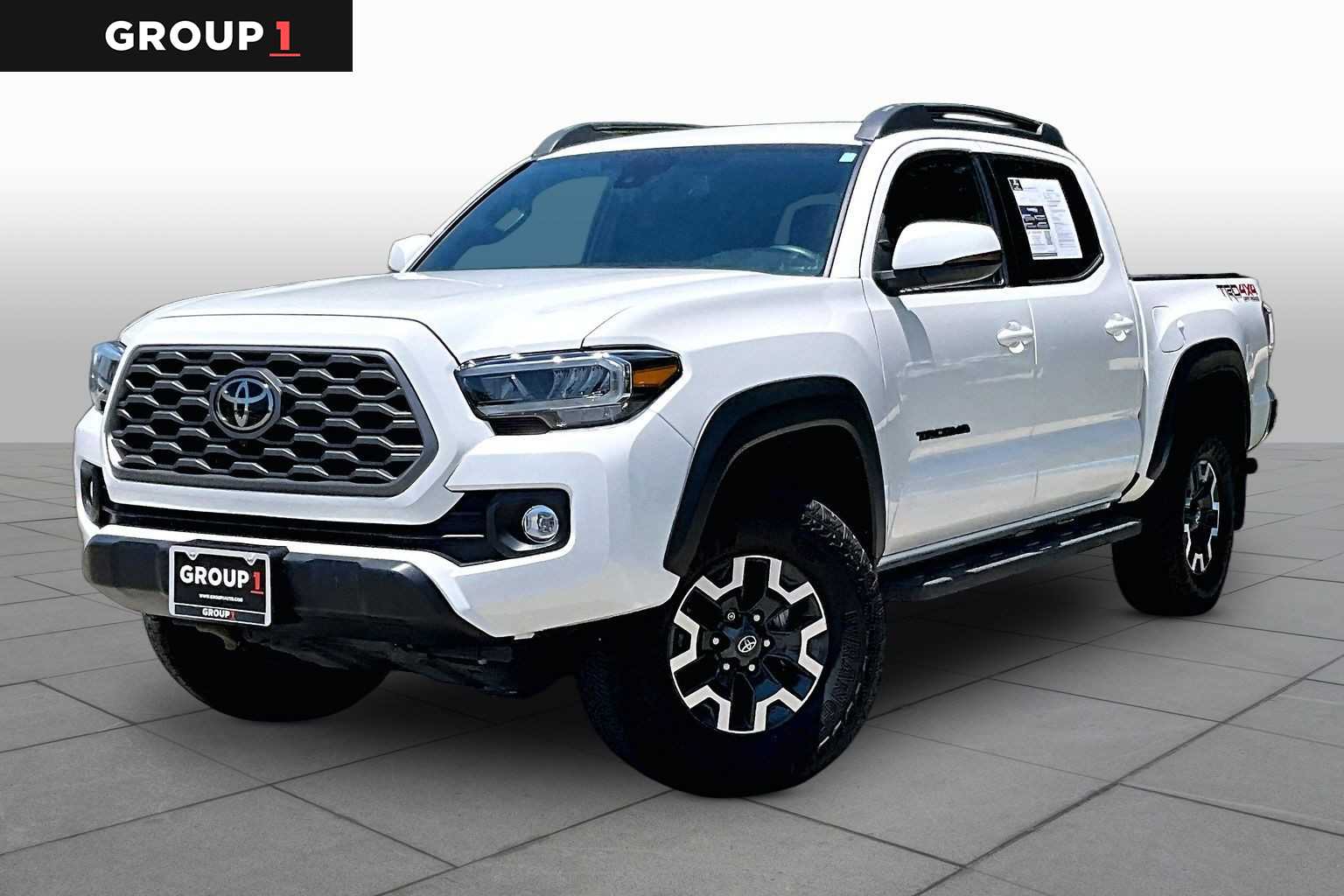 2022 Toyota Tacoma TRD Off Road White at Group 1 Toyota Southwest