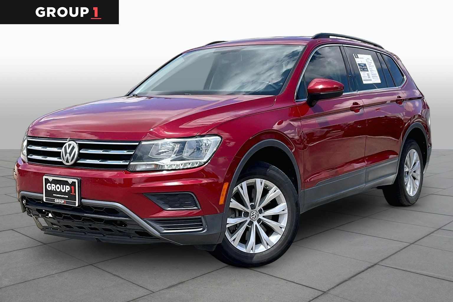 2019 Volkswagen Tiguan SE Cardinal Red Metallic at AutoNation USA Katy