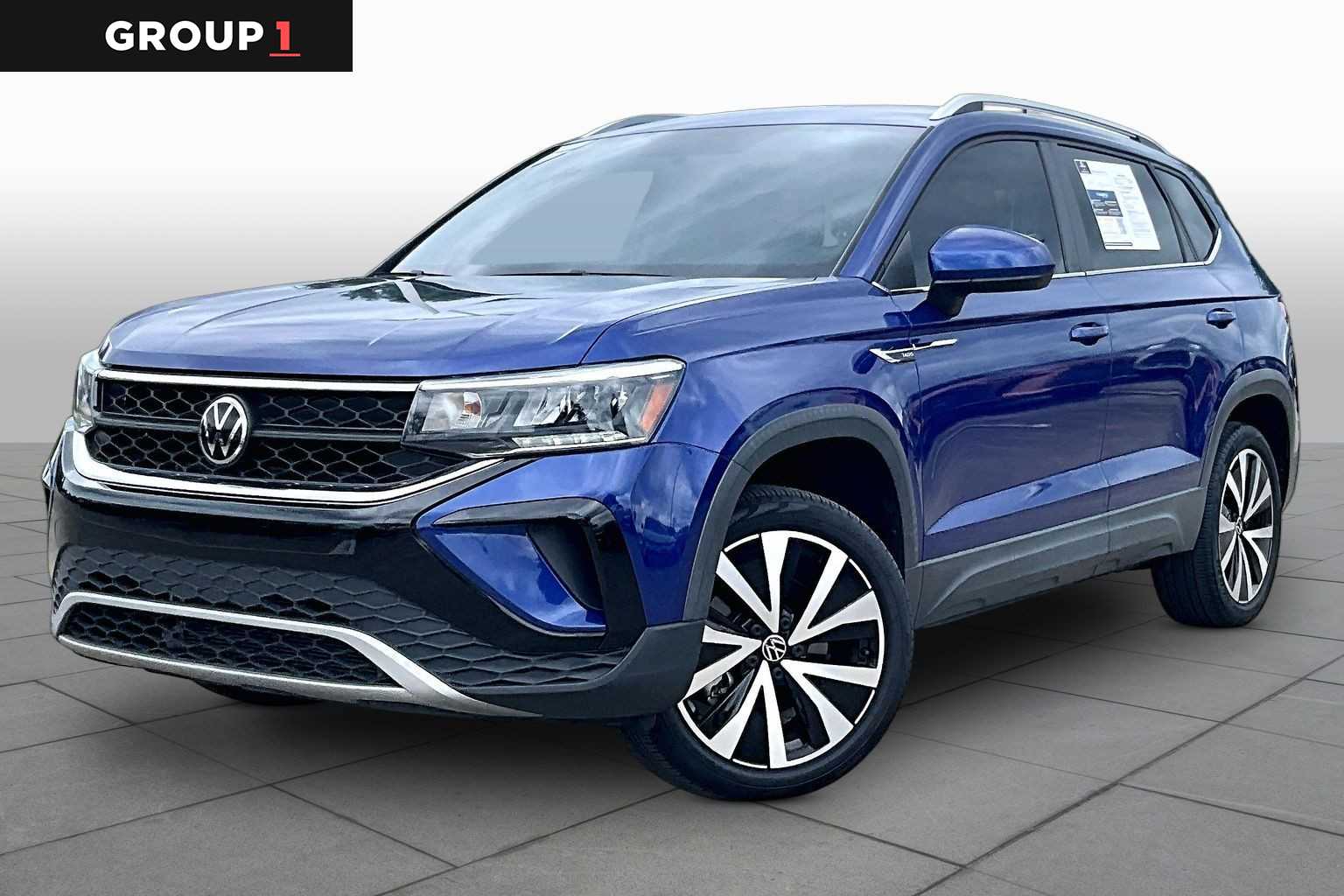 2022 Volkswagen Taos SE Dusk Blue Metallic at Beck & Masten Kia