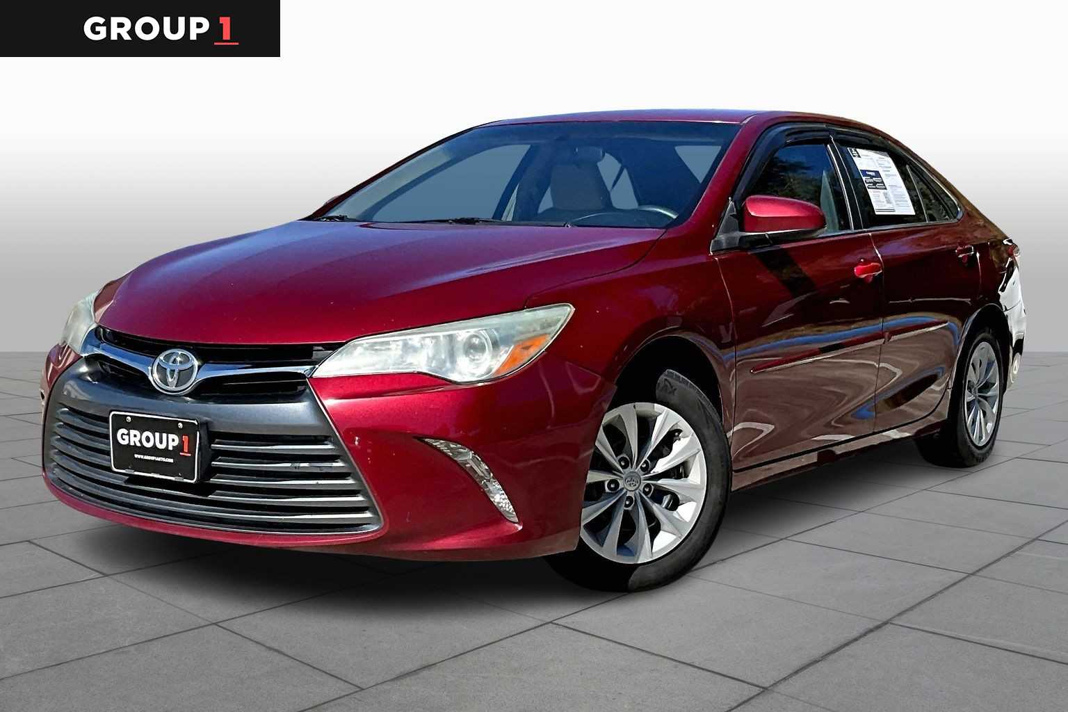 2015 Toyota Camry LE Ruby Flare Pearl at Sterling McCall Lexus