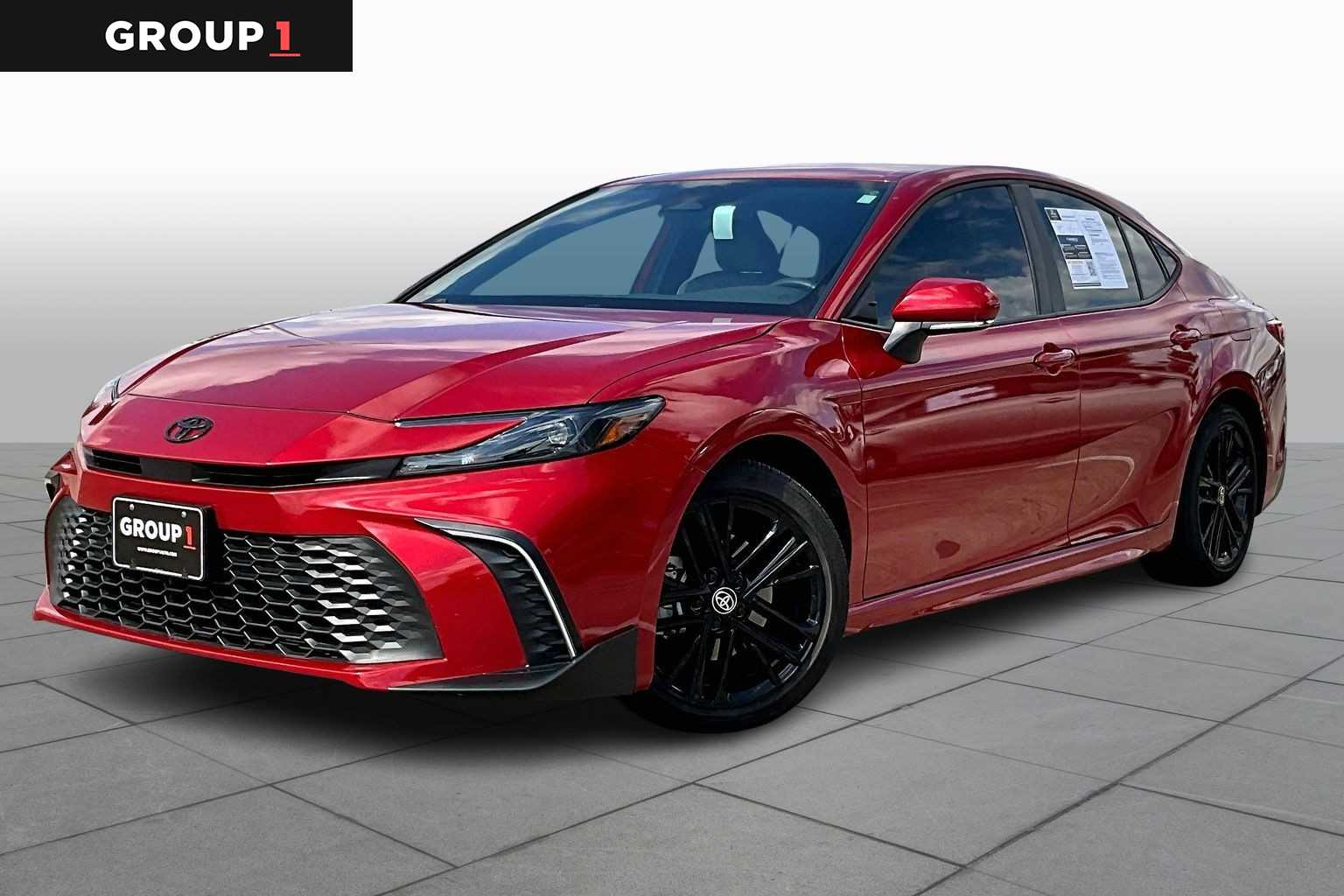 2025 Toyota Camry SE Supersonic Red at Sterling McCall Lexus of Clear Lake