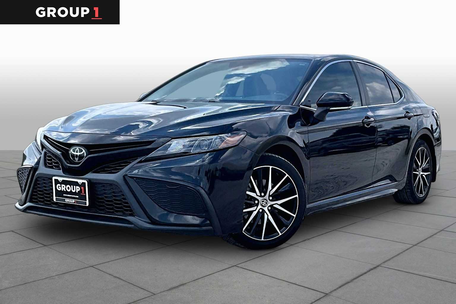 2023 Toyota Camry SE Midnight Black Metallic at Group 1 Toyota Southwest