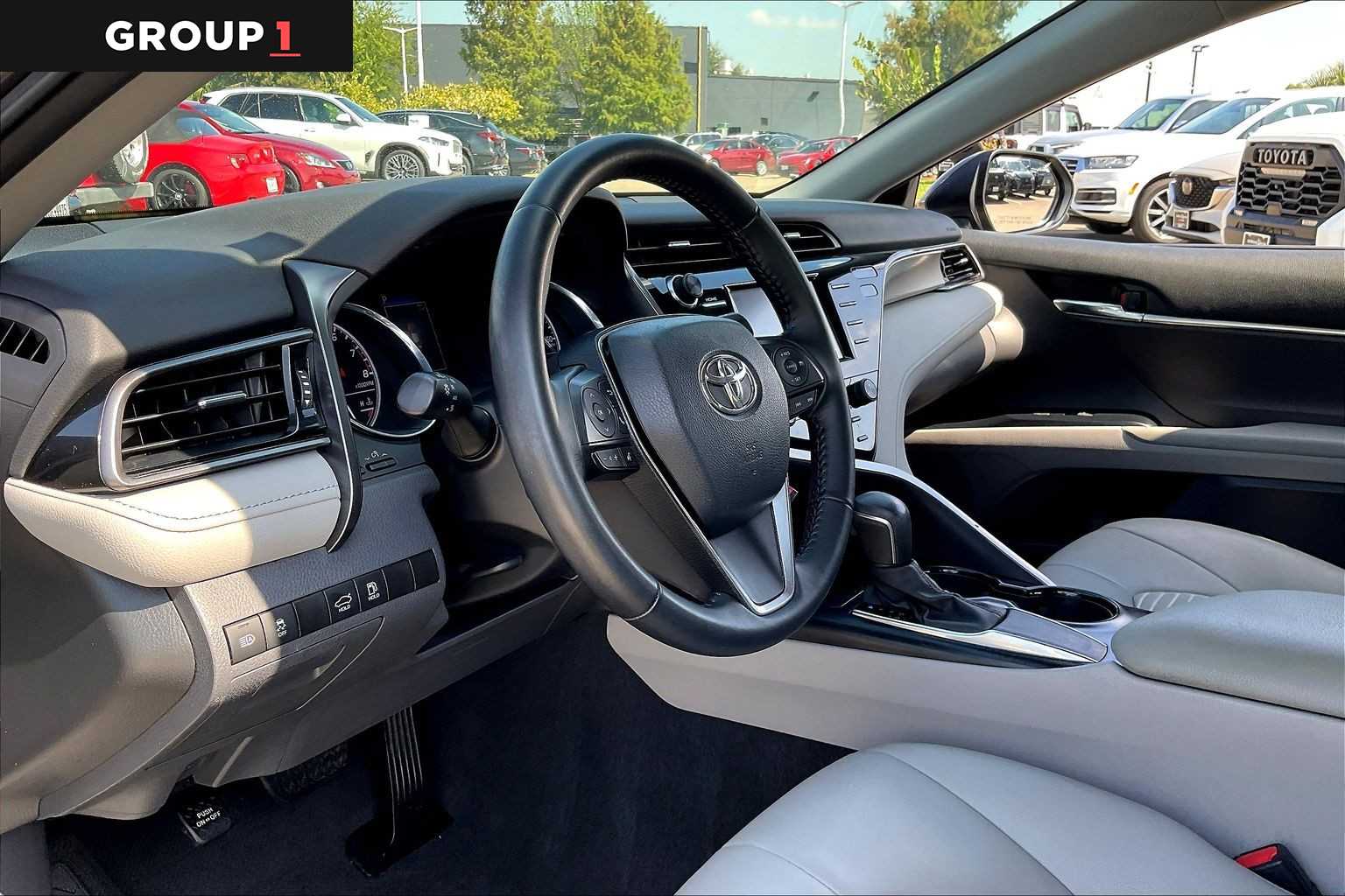 2020 Toyota Camry SE Predawn Gray Mica at Sterling McCall Lexus of Clear Lake