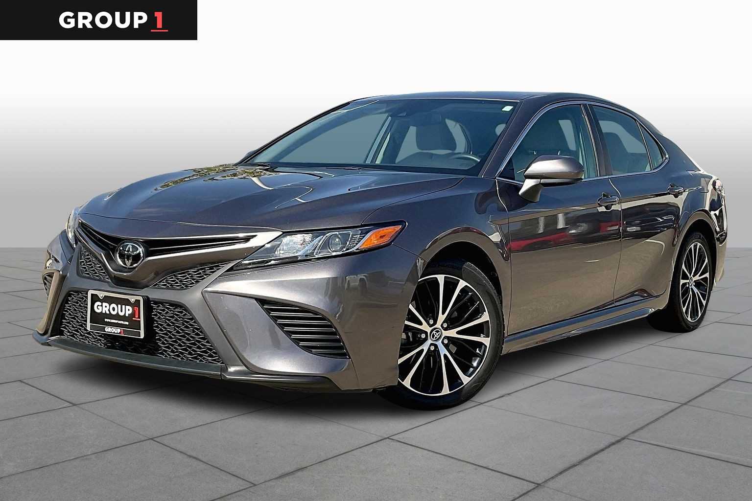 2020 Toyota Camry SE Predawn Gray Mica at Honda of Clear Lake