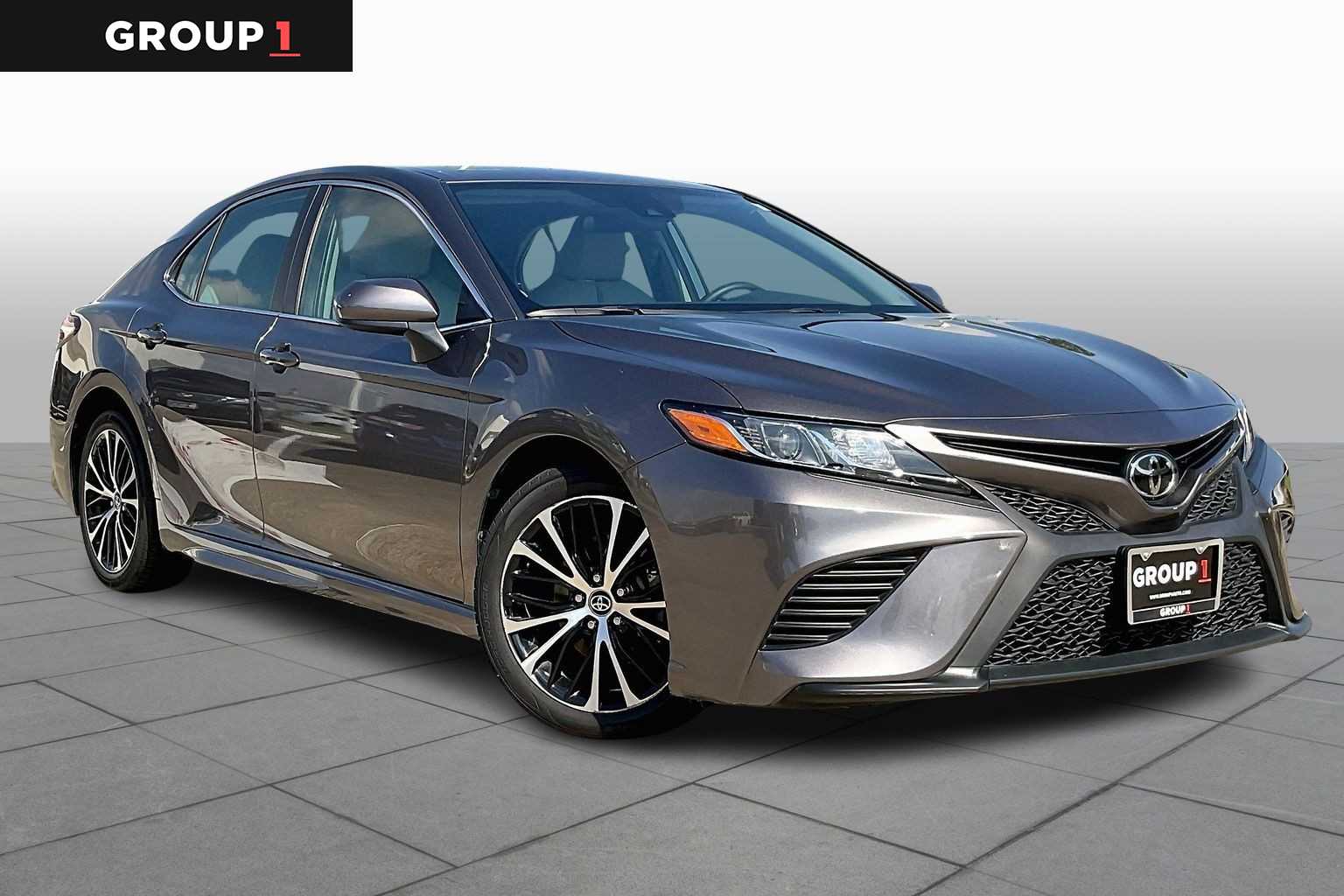 2020 Toyota Camry SE Predawn Gray Mica at Sterling McCall Lexus of Clear Lake