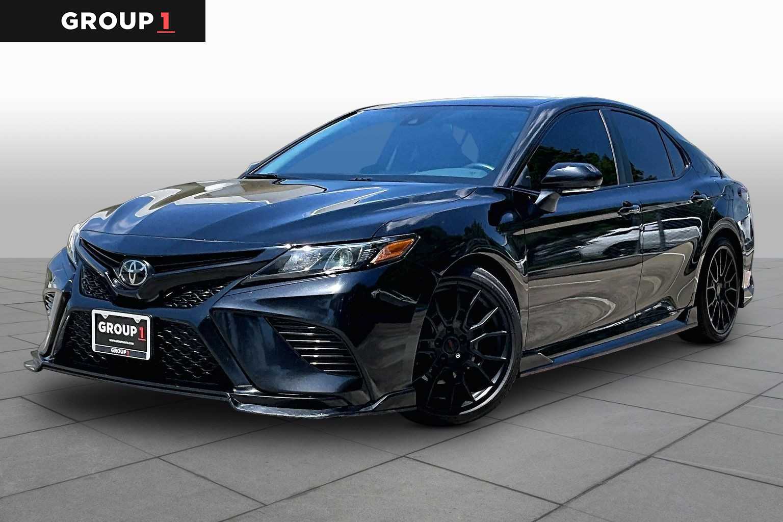 2024 Toyota Camry TRD V6 Midnight Black Metallic at Tomball Ford