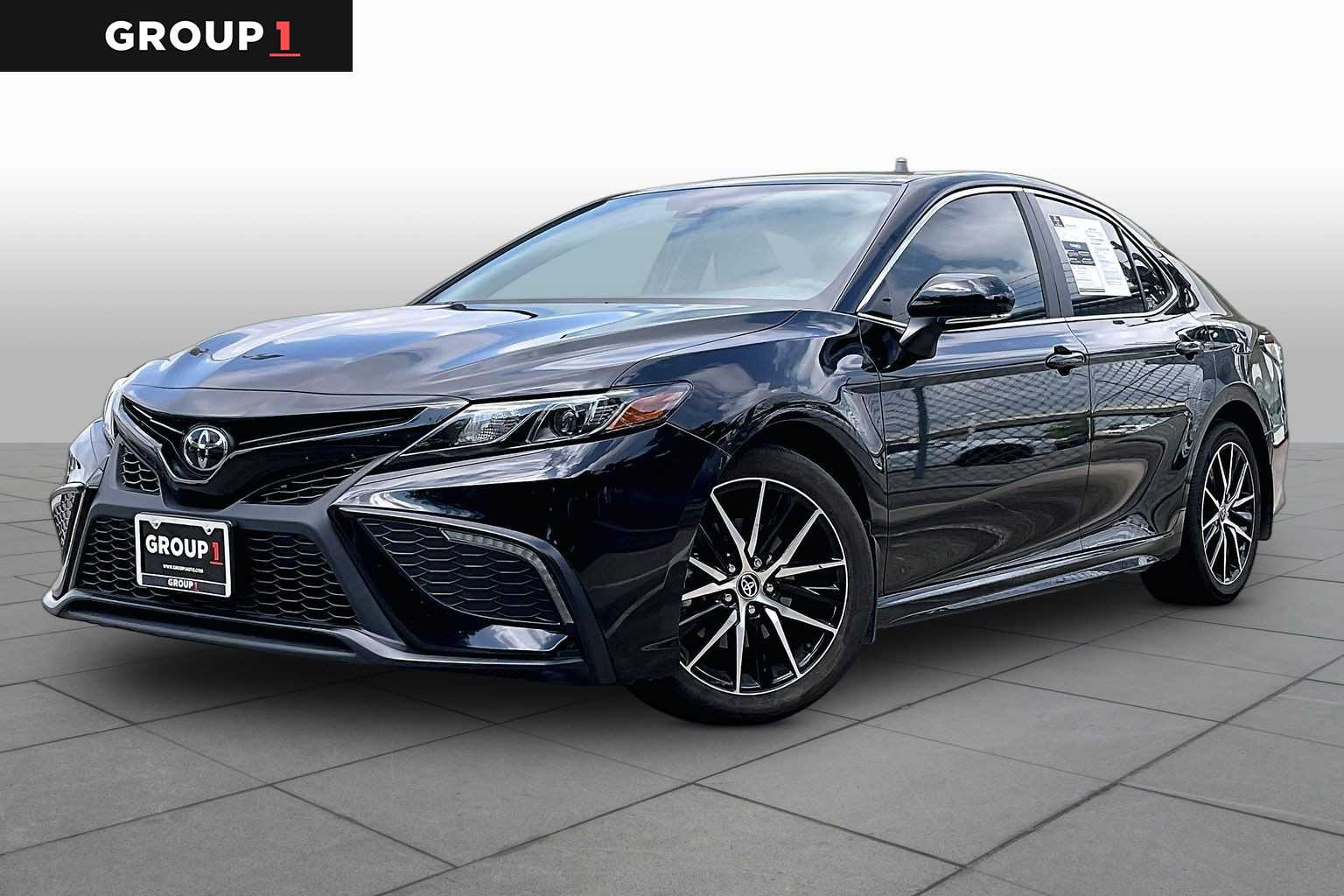2024 Toyota Camry SE Midnight Black Metallic at Group 1 Toyota Southwest