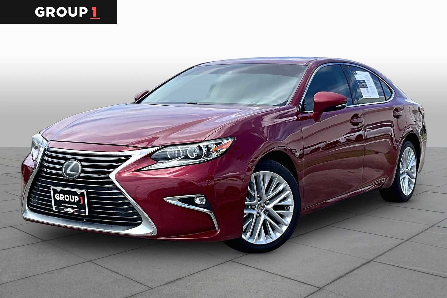 2016 Lexus ES 350  Matador Red Mica at Group 1 Toyota Southwest