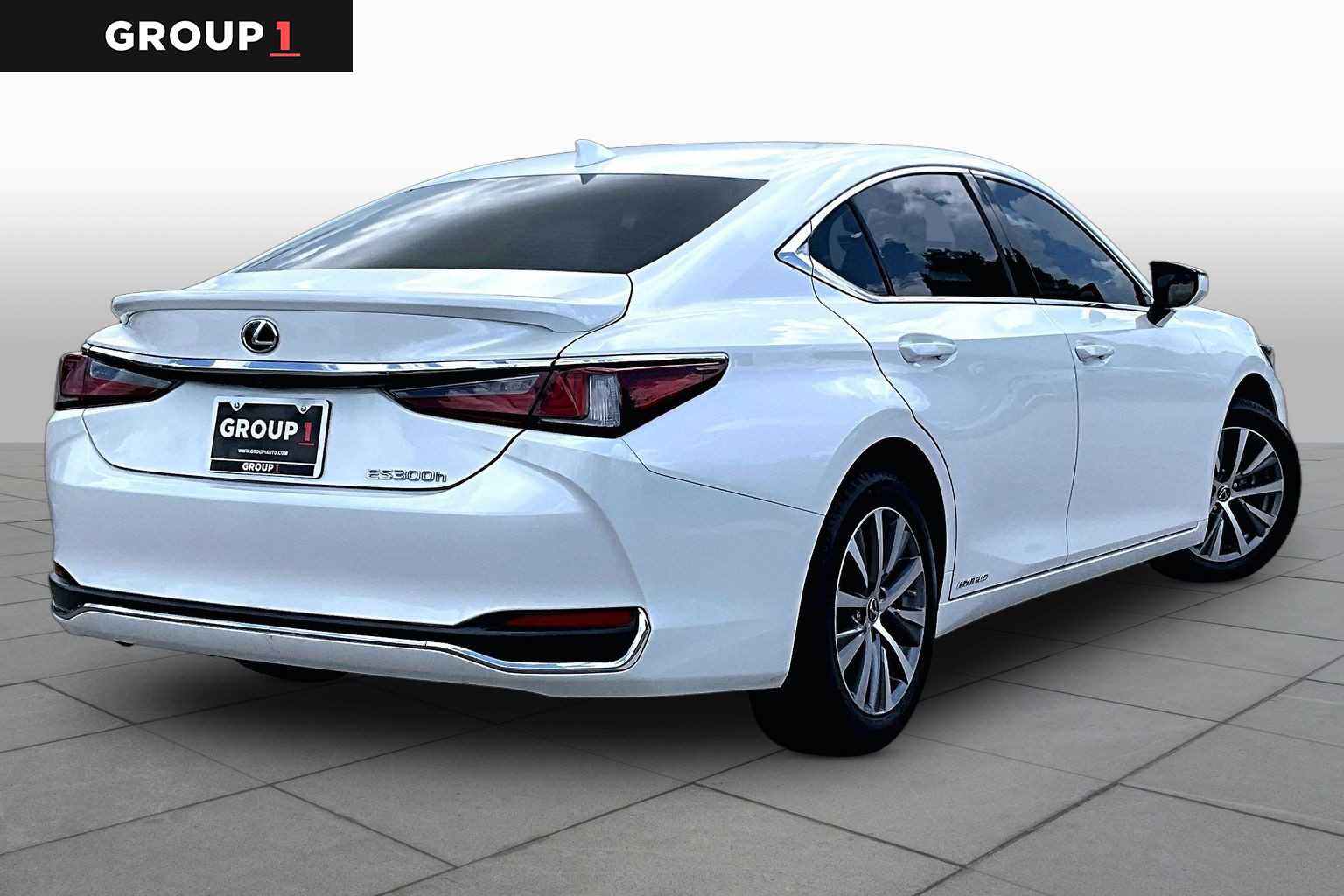 2021 Lexus ES 300h  Eminent White Pearl at Texan Dodge Chrysler Jeep Ram