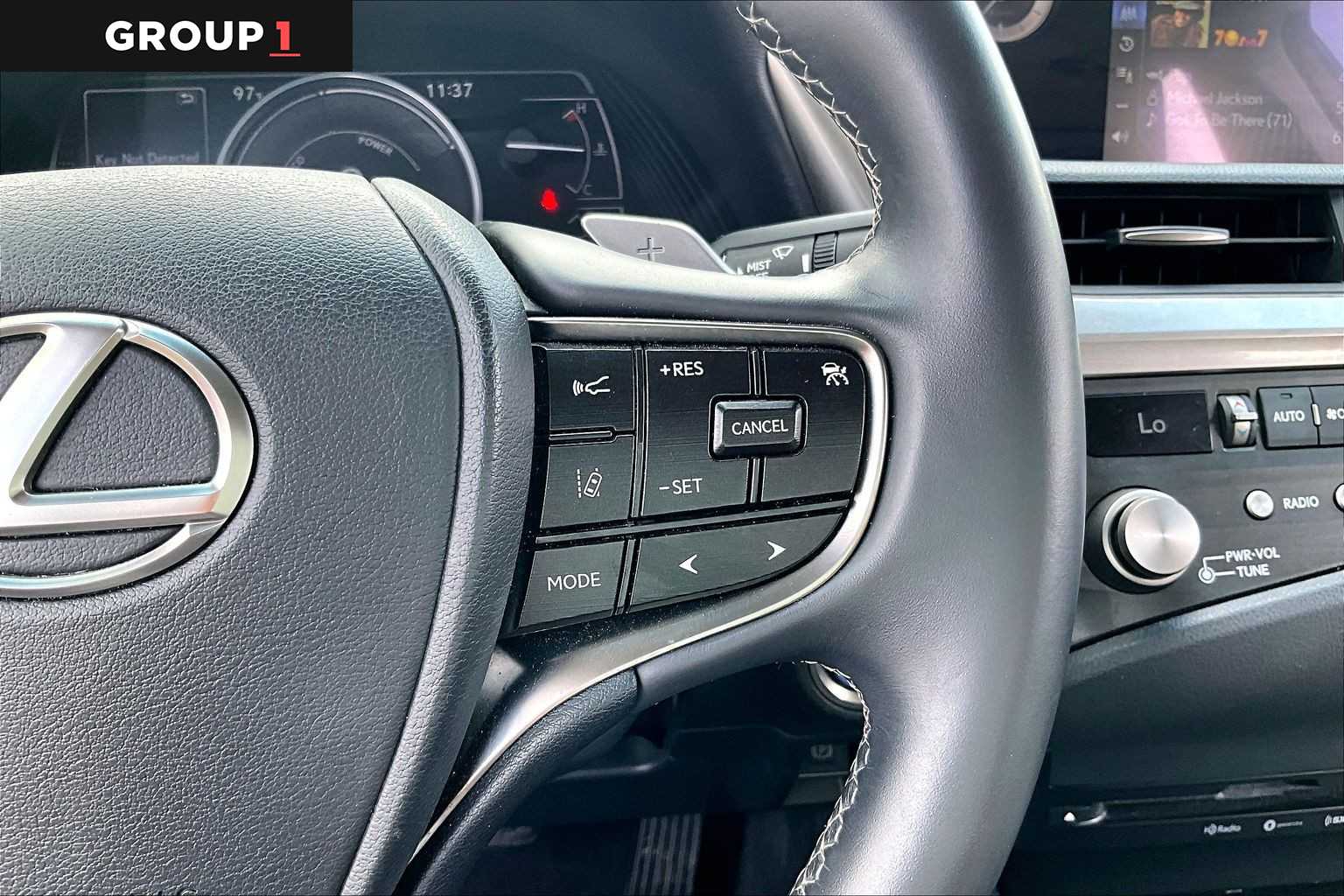 2021 Lexus ES 300h  Eminent White Pearl at Texan Dodge Chrysler Jeep Ram