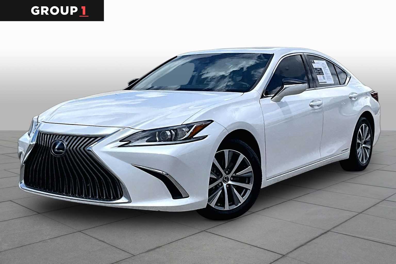 2021 Lexus ES 300h  Eminent White Pearl at Texan Dodge Chrysler Jeep Ram