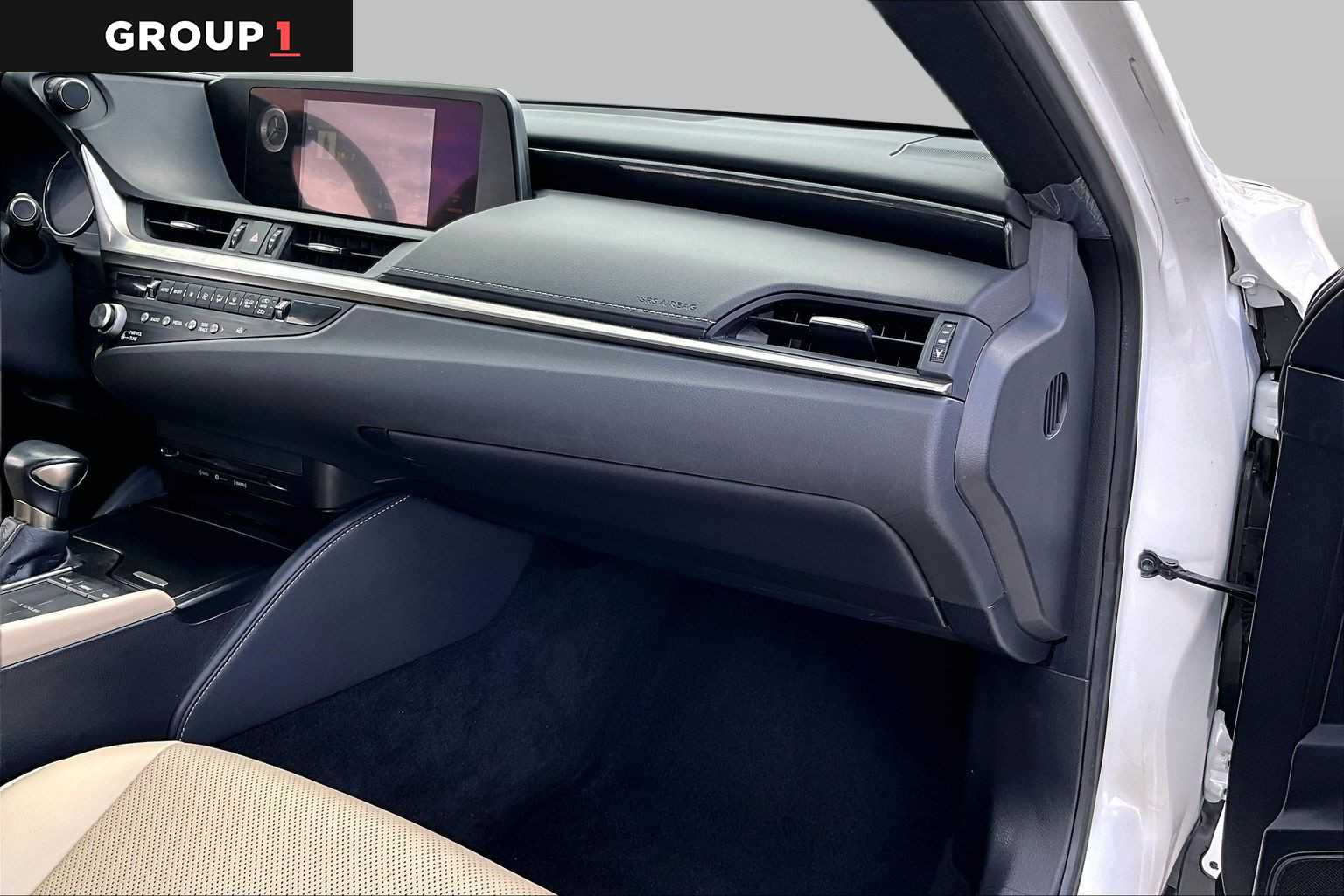 2021 Lexus ES 300h  Eminent White Pearl at Texan Dodge Chrysler Jeep Ram