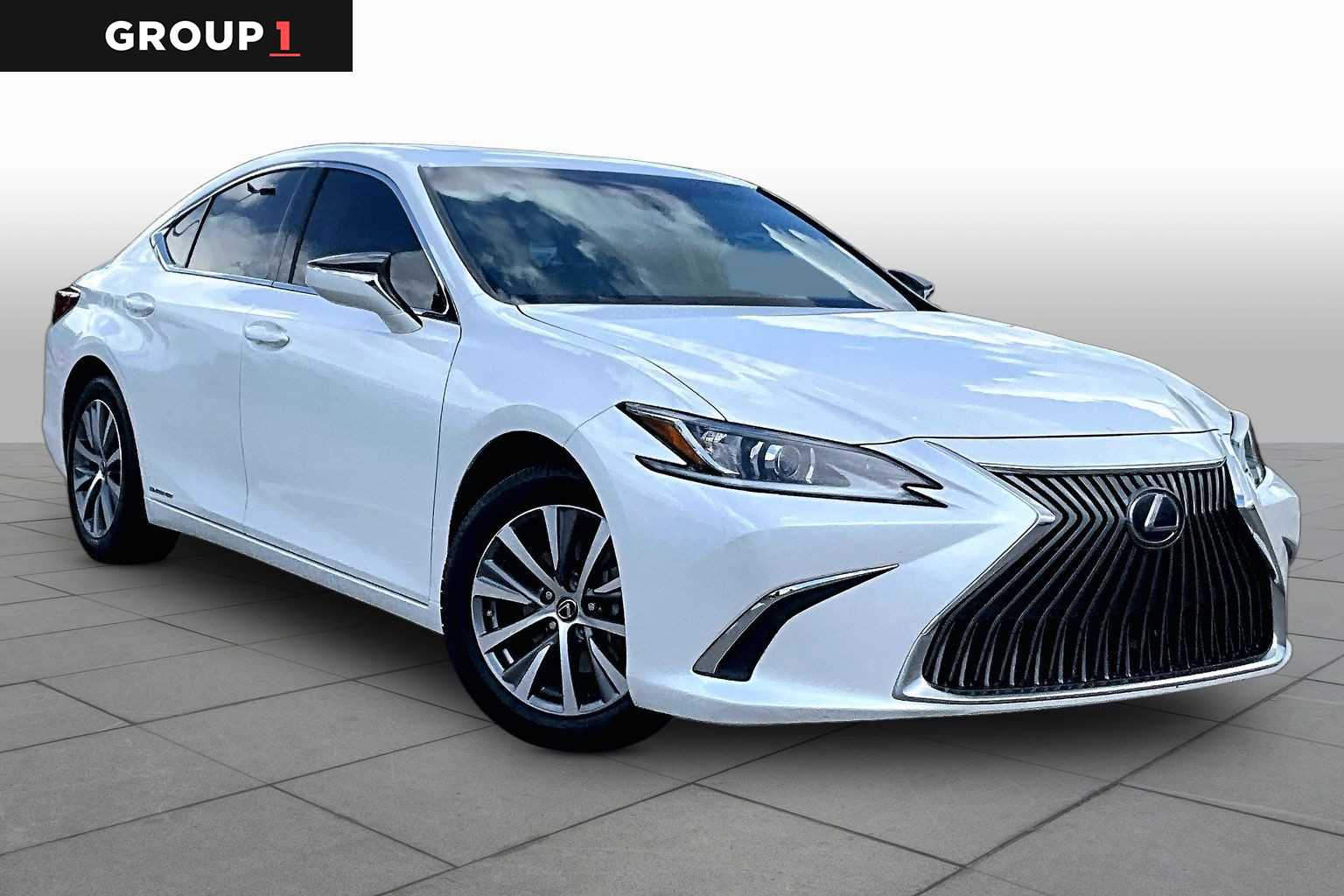 2021 Lexus ES 300h  Eminent White Pearl at Texan Dodge Chrysler Jeep Ram