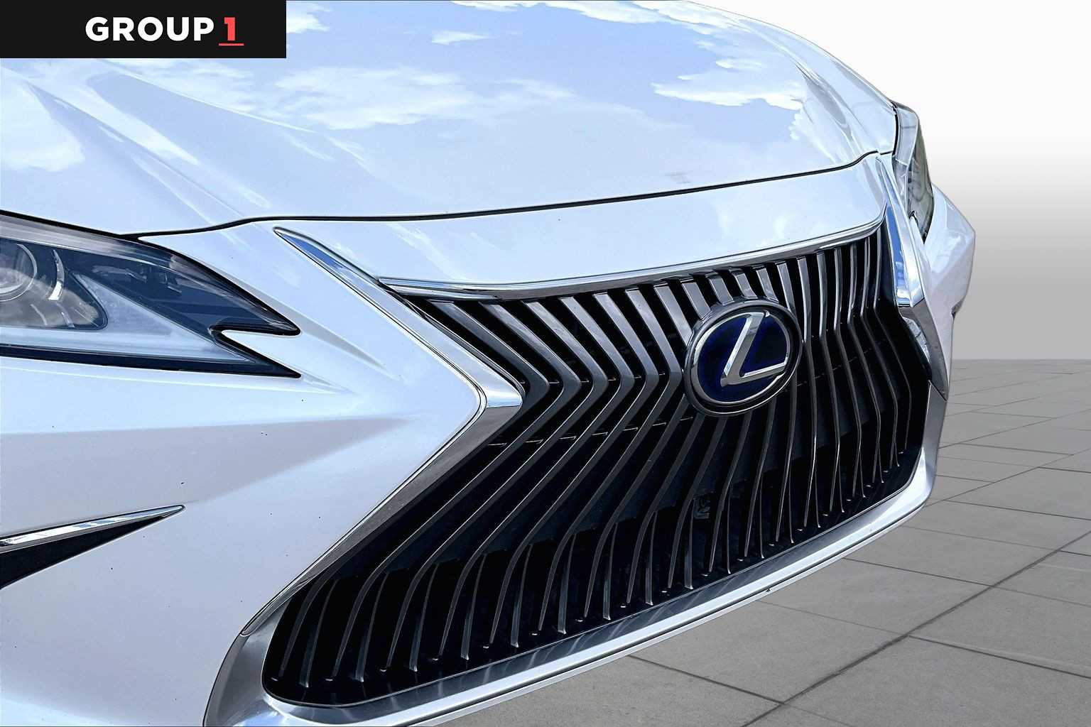 2021 Lexus ES 300h  Eminent White Pearl at Texan Dodge Chrysler Jeep Ram