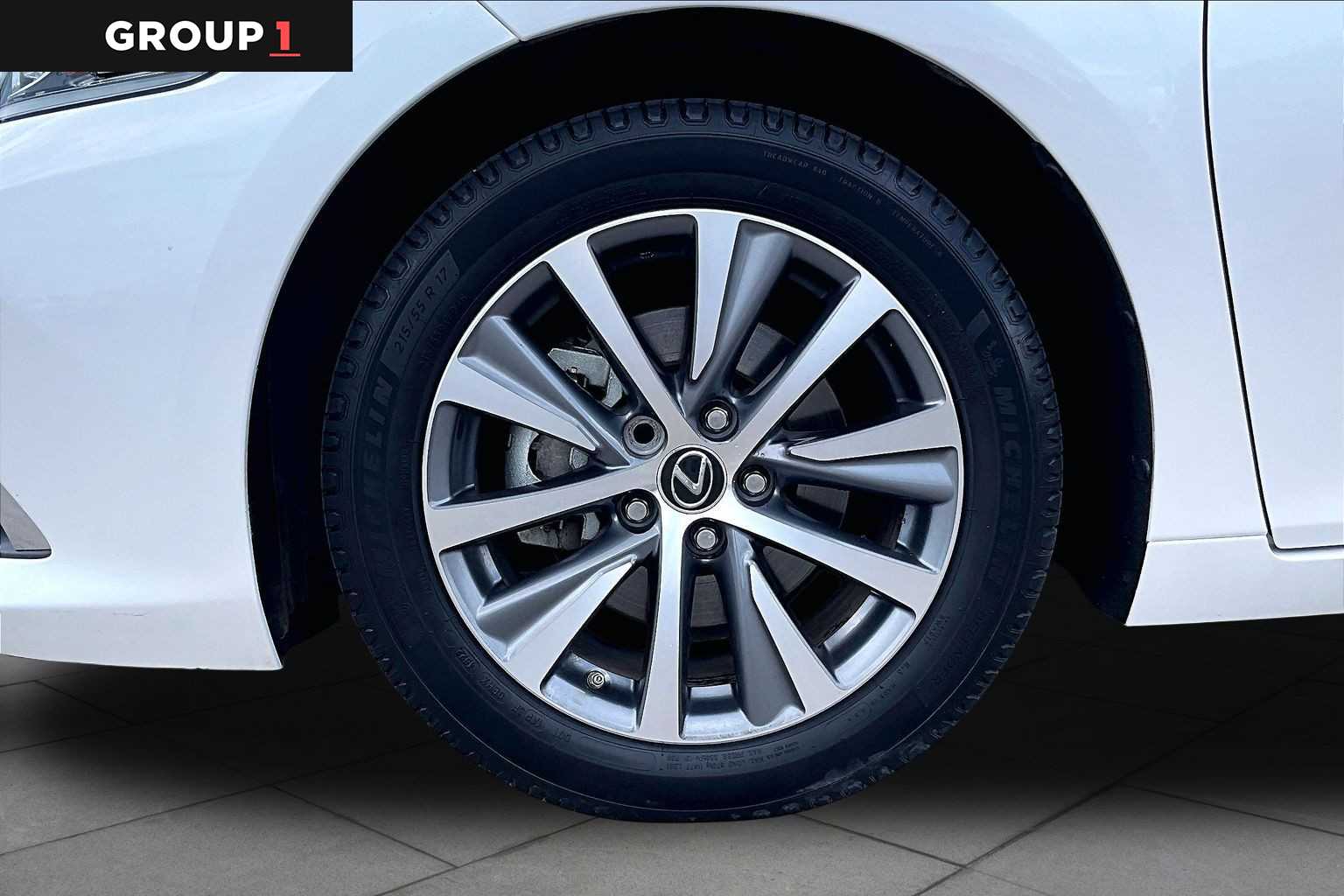 2021 Lexus ES 300h  Eminent White Pearl at Texan Dodge Chrysler Jeep Ram