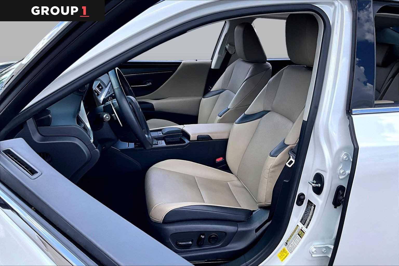 2021 Lexus ES 300h  Eminent White Pearl at Texan Dodge Chrysler Jeep Ram