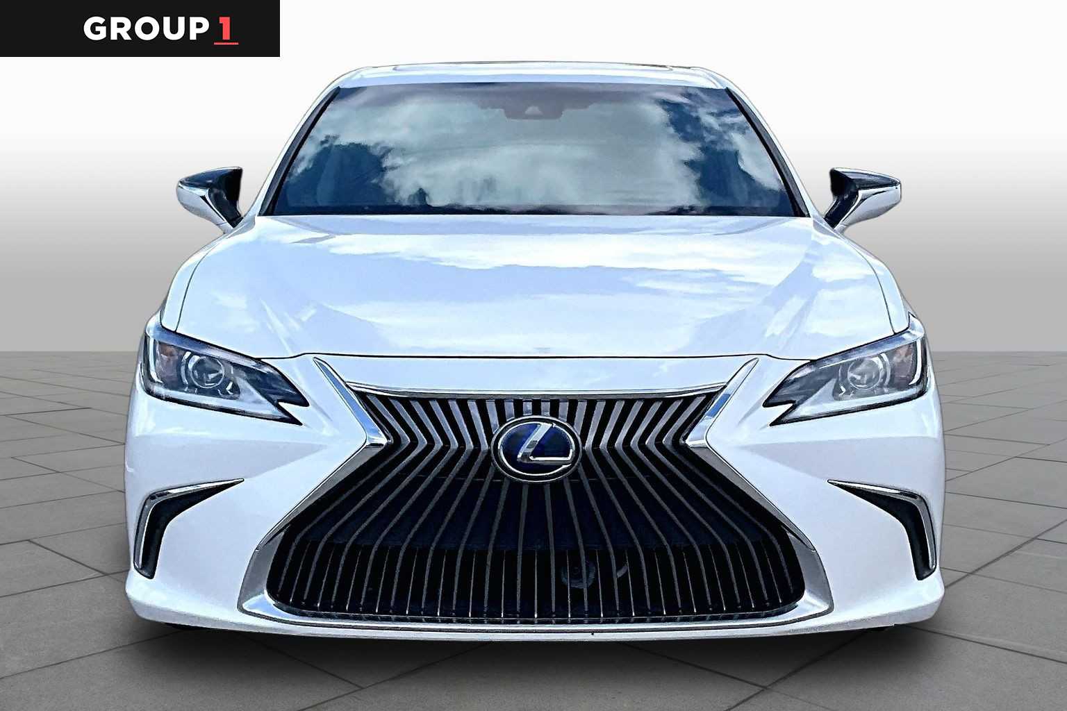2021 Lexus ES 300h  Eminent White Pearl at Texan Dodge Chrysler Jeep Ram