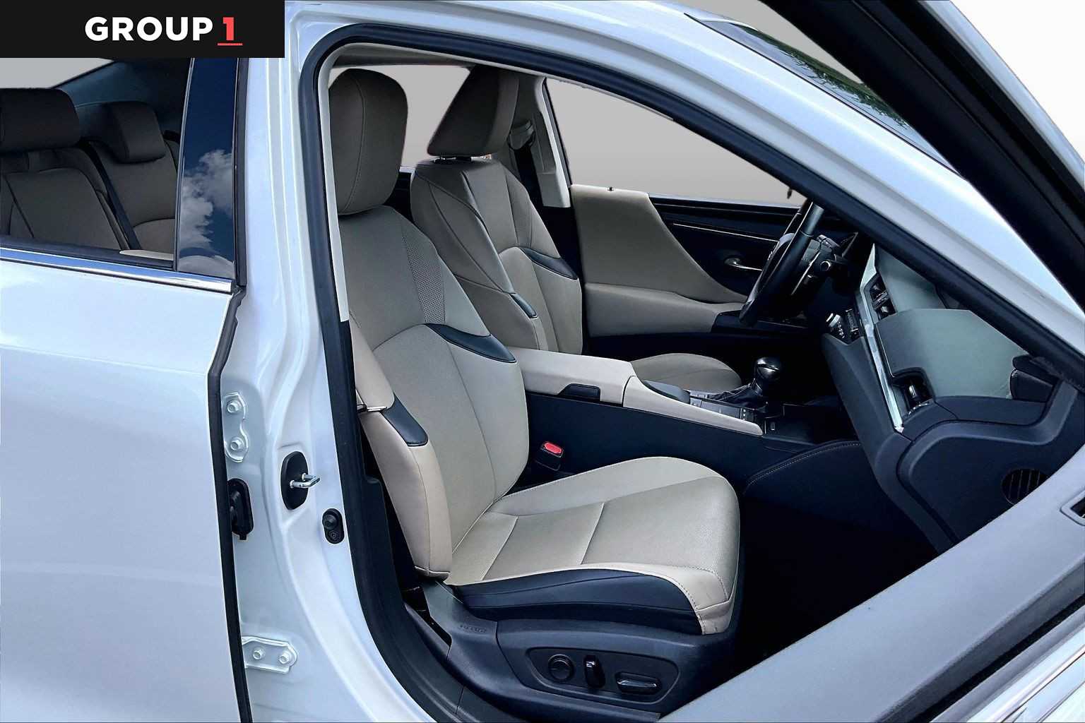 2021 Lexus ES 300h  Eminent White Pearl at Texan Dodge Chrysler Jeep Ram