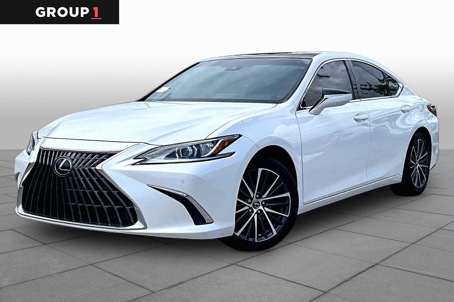 2023 Lexus ES 350  Eminent White Pearl at Group 1 Toyota Southwest