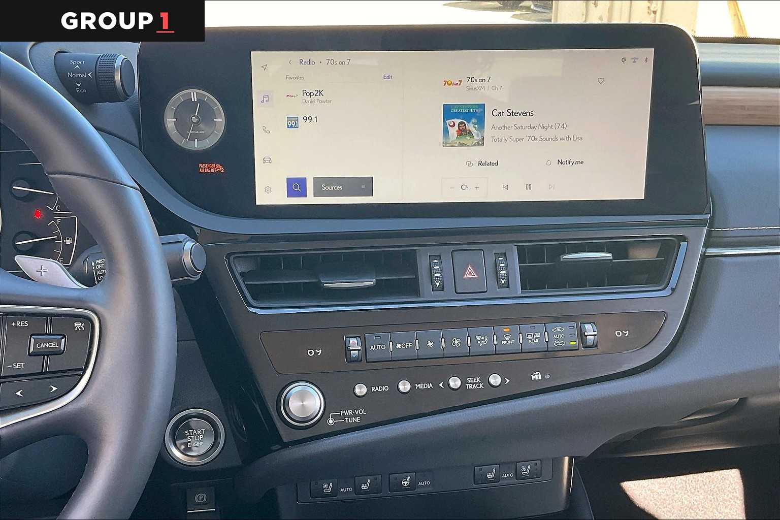 2023 Lexus ES 350  Eminent White Pearl at Group 1 Toyota Southwest