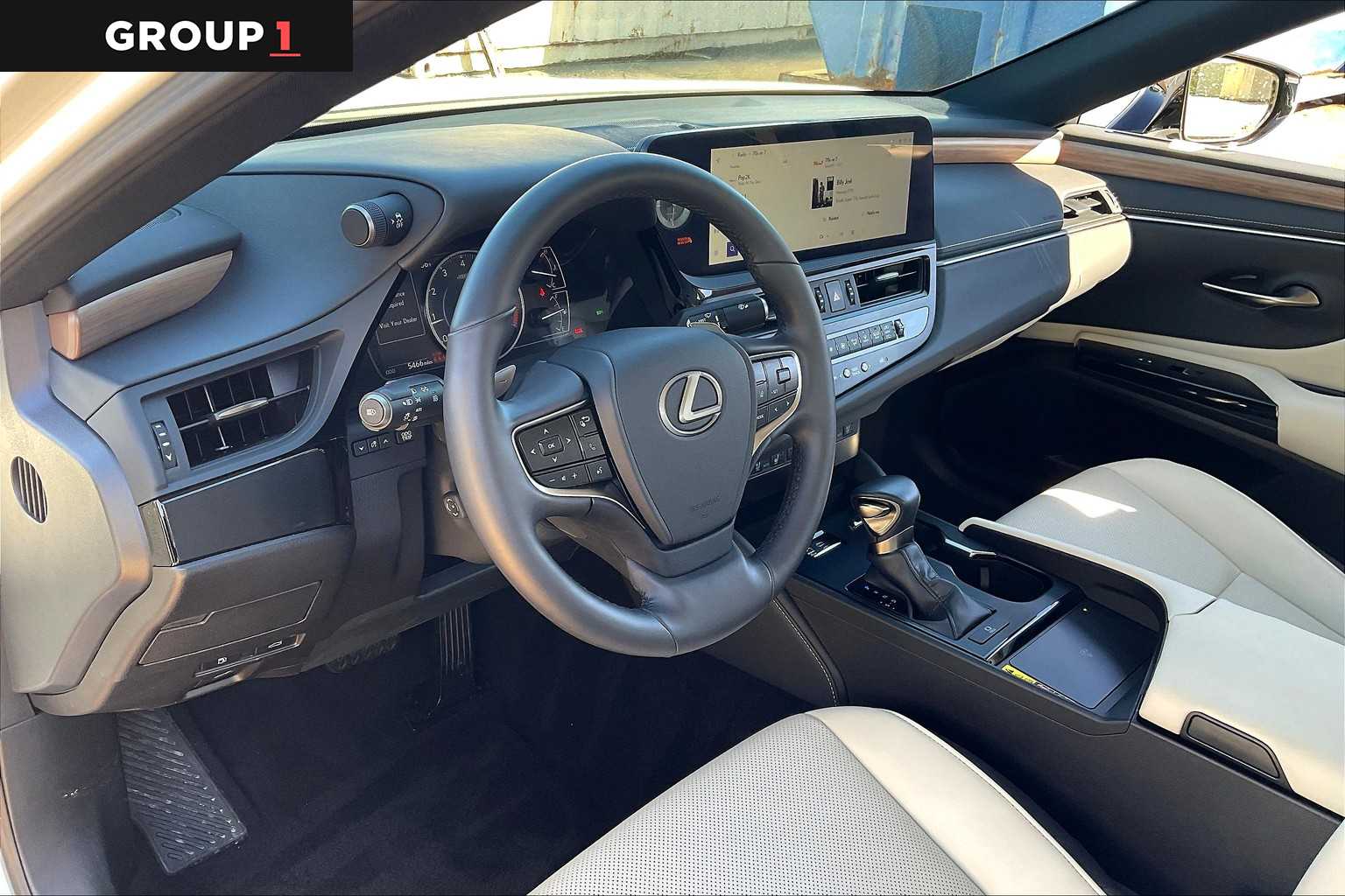 2023 Lexus ES 350  Eminent White Pearl at Group 1 Toyota Southwest