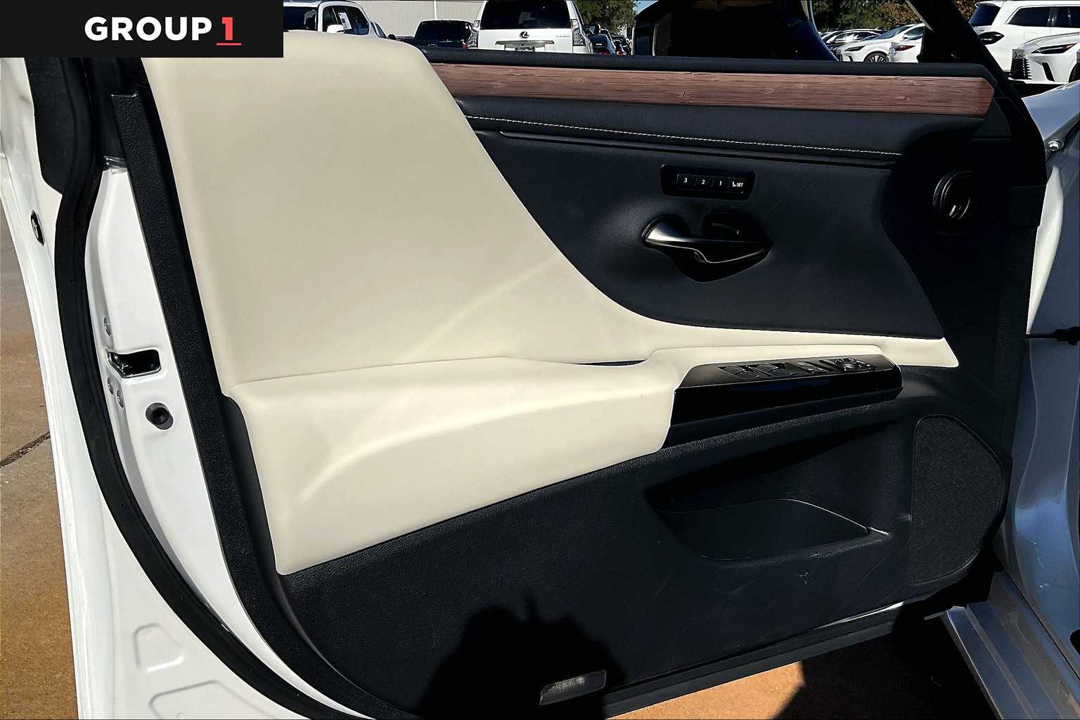 2023 Lexus ES 350  Eminent White Pearl at Group 1 Toyota Southwest