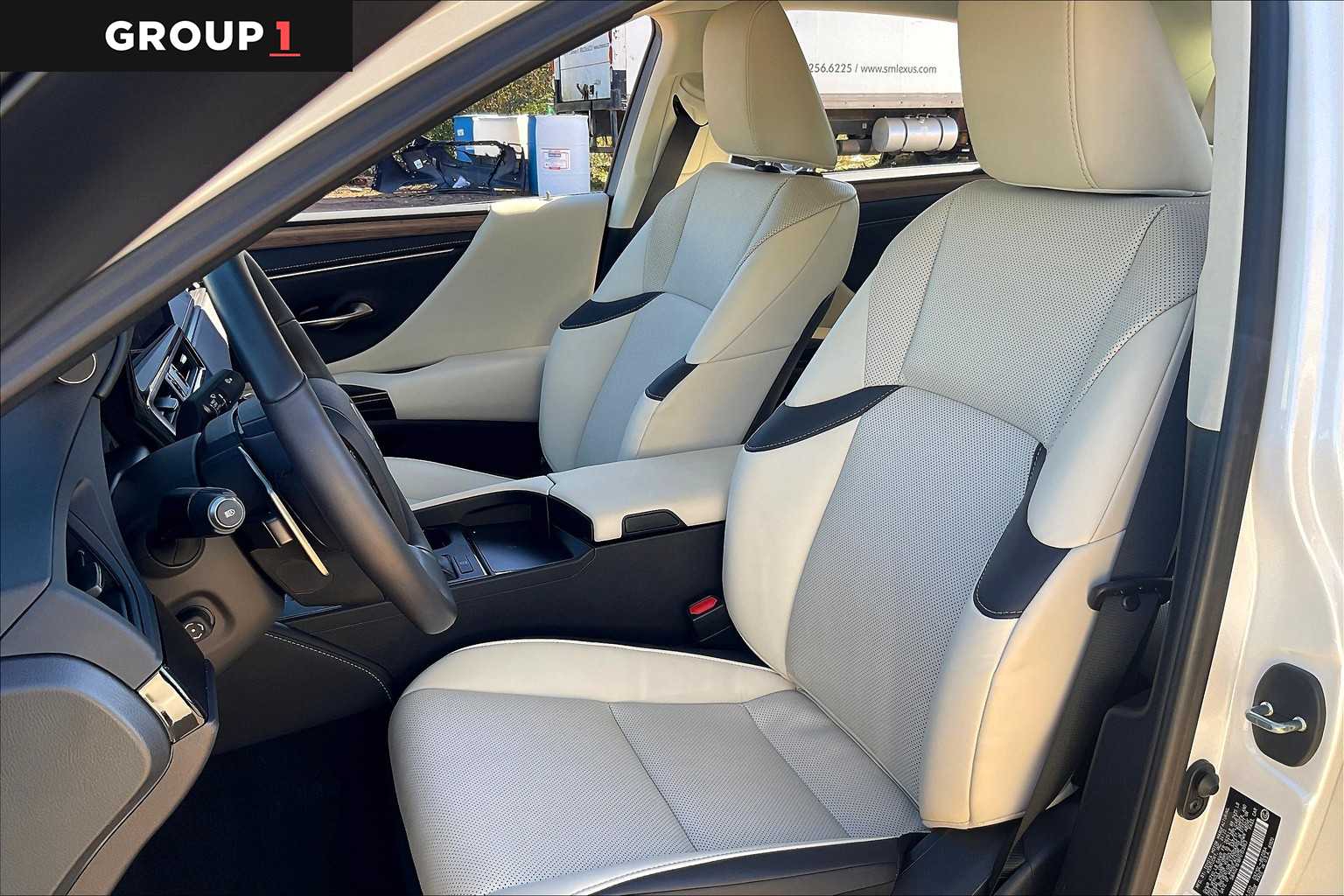 2023 Lexus ES 350  Eminent White Pearl at Group 1 Toyota Southwest