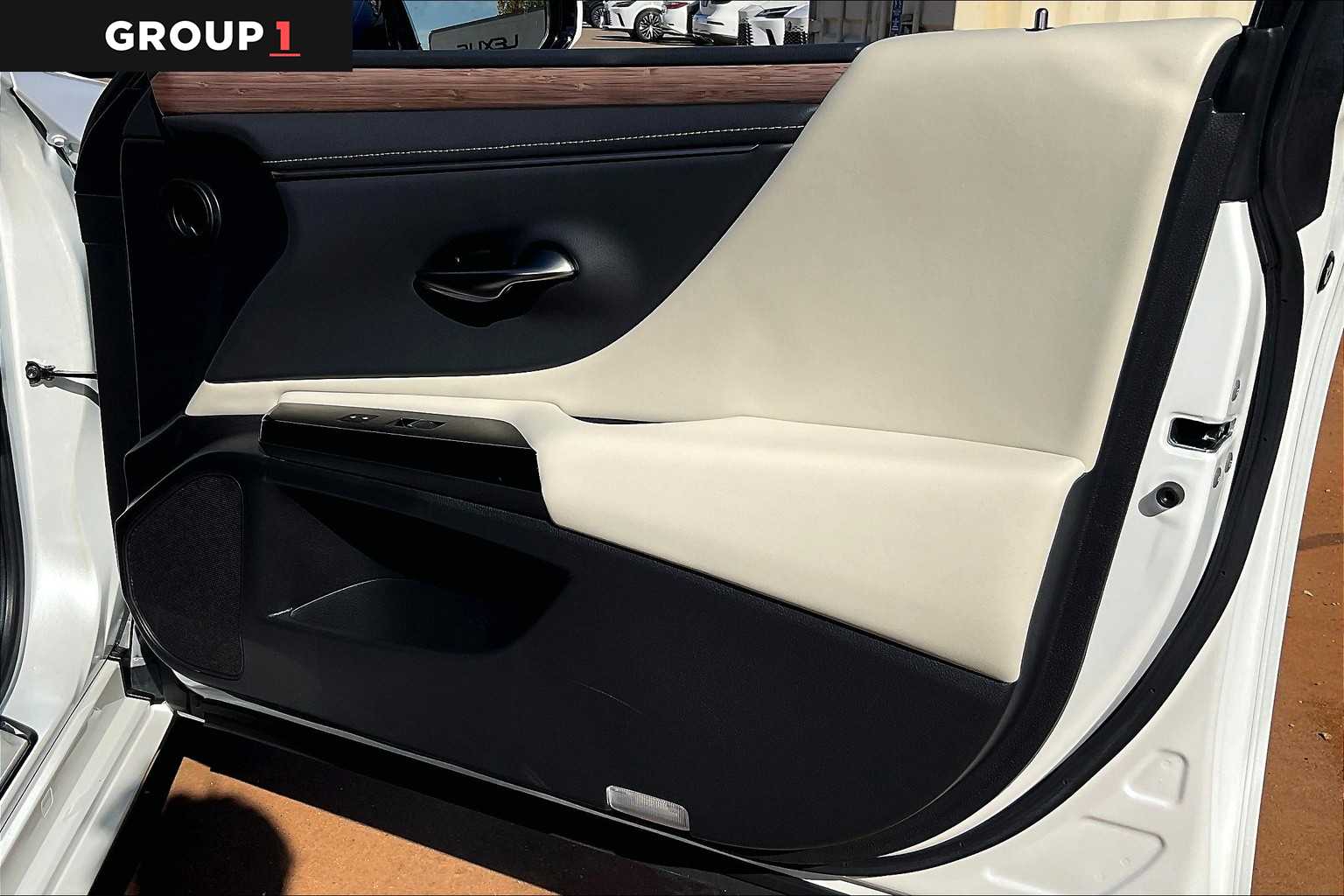 2023 Lexus ES 350  Eminent White Pearl at Group 1 Toyota Southwest