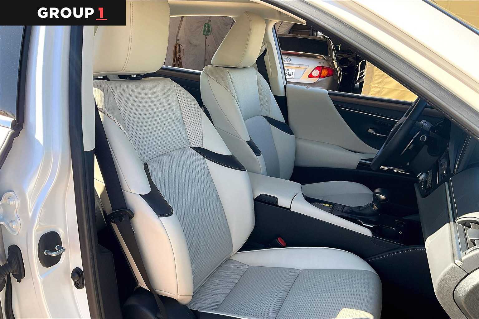 2023 Lexus ES 350  Eminent White Pearl at Group 1 Toyota Southwest