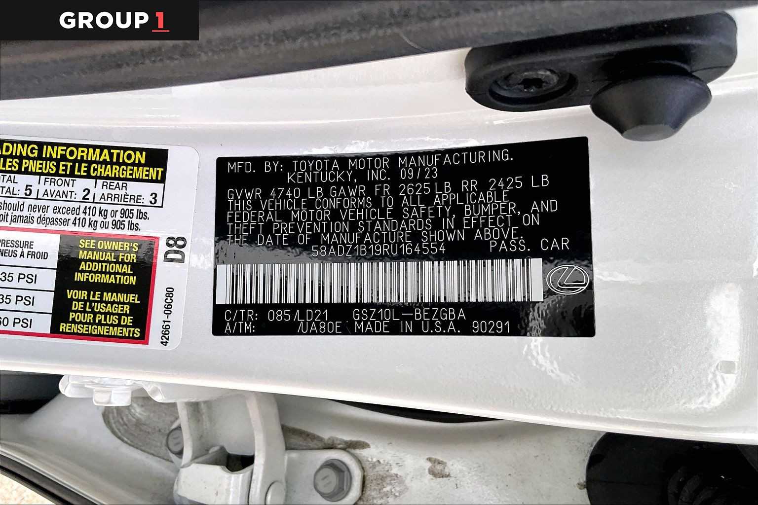 2024 Lexus ES 350 photo 34 of 34