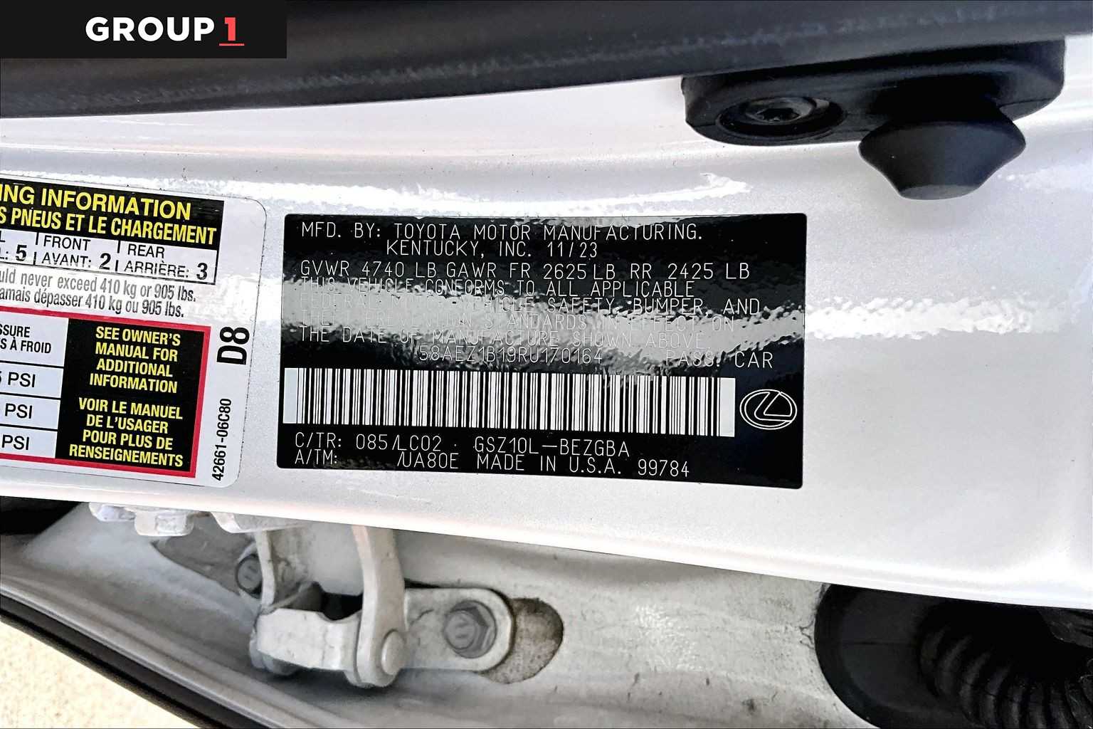 2024 Lexus ES 350 Luxury  Eminent White Pearl at Lexus Southwest Houston
