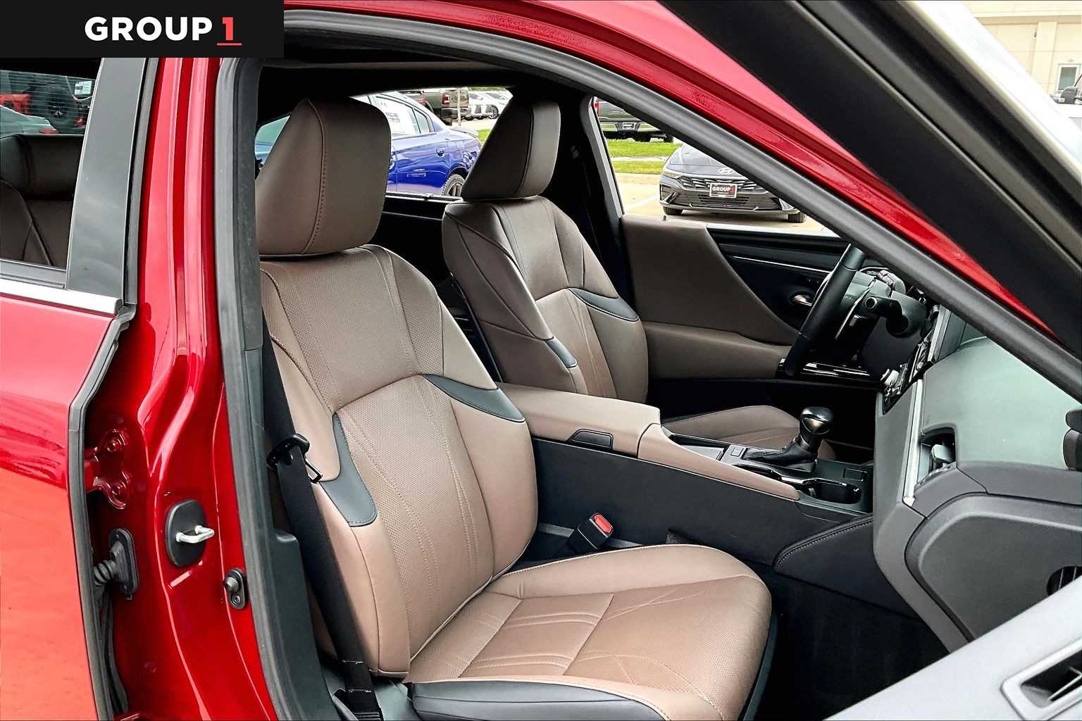 2023 Lexus ES 350 Ultra Luxury  Matador Red Mica at Lexus Southwest Houston