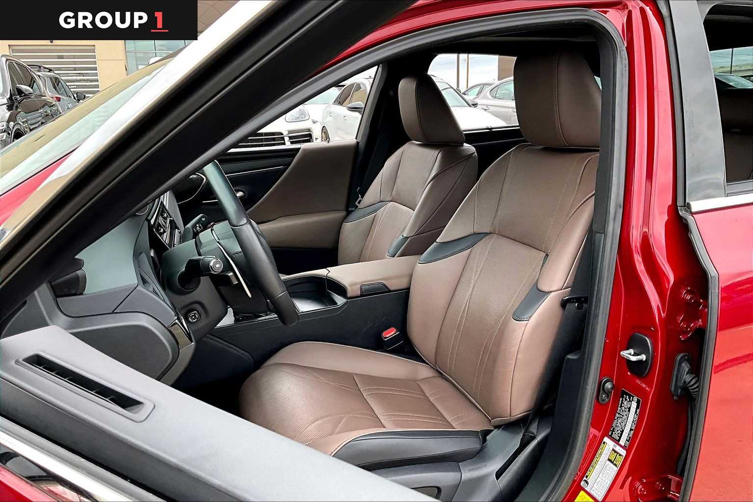 2023 Lexus ES 350 Ultra Luxury  Matador Red Mica at Lexus Southwest Houston