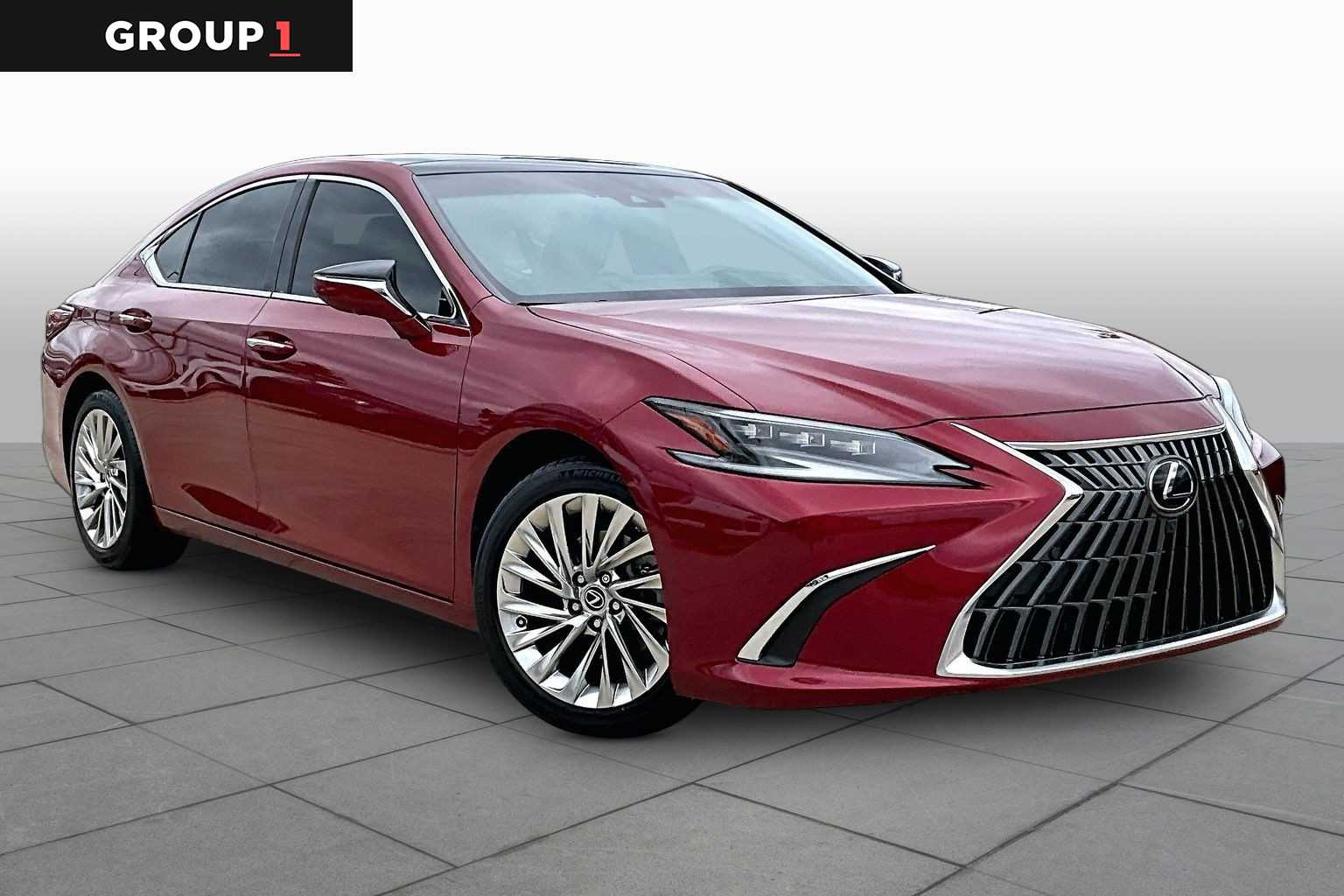 2023 Lexus ES 350 Ultra Luxury  Matador Red Mica at Lexus Southwest Houston