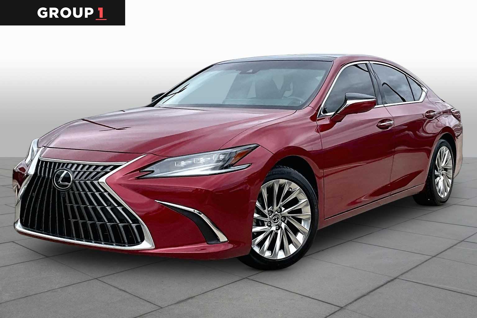 2023 Lexus ES 350 Ultra Luxury  Matador Red Mica at Lexus Southwest Houston