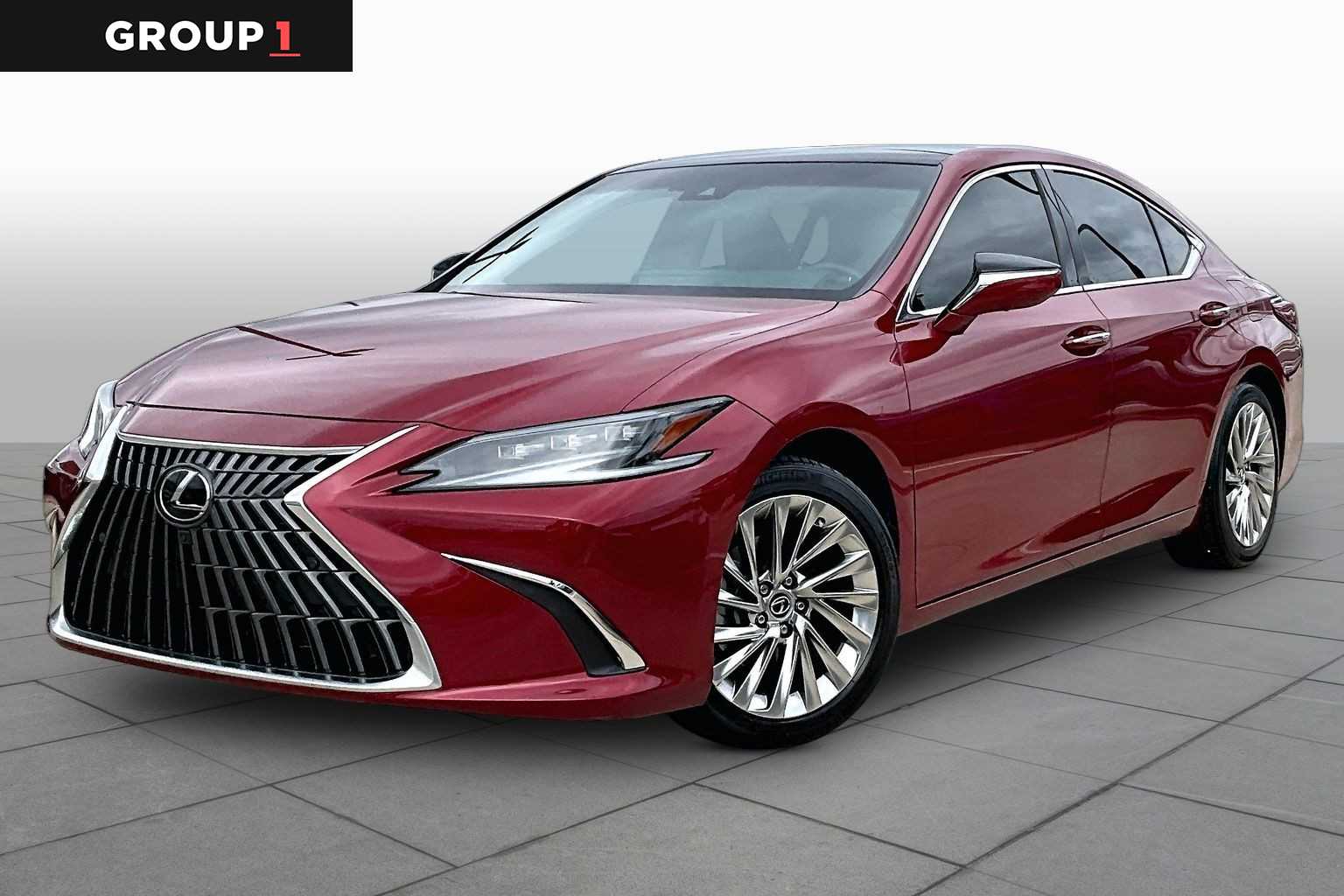 2023 Lexus ES 350 Ultra Luxury  Matador Red Mica at Lexus Southwest Houston