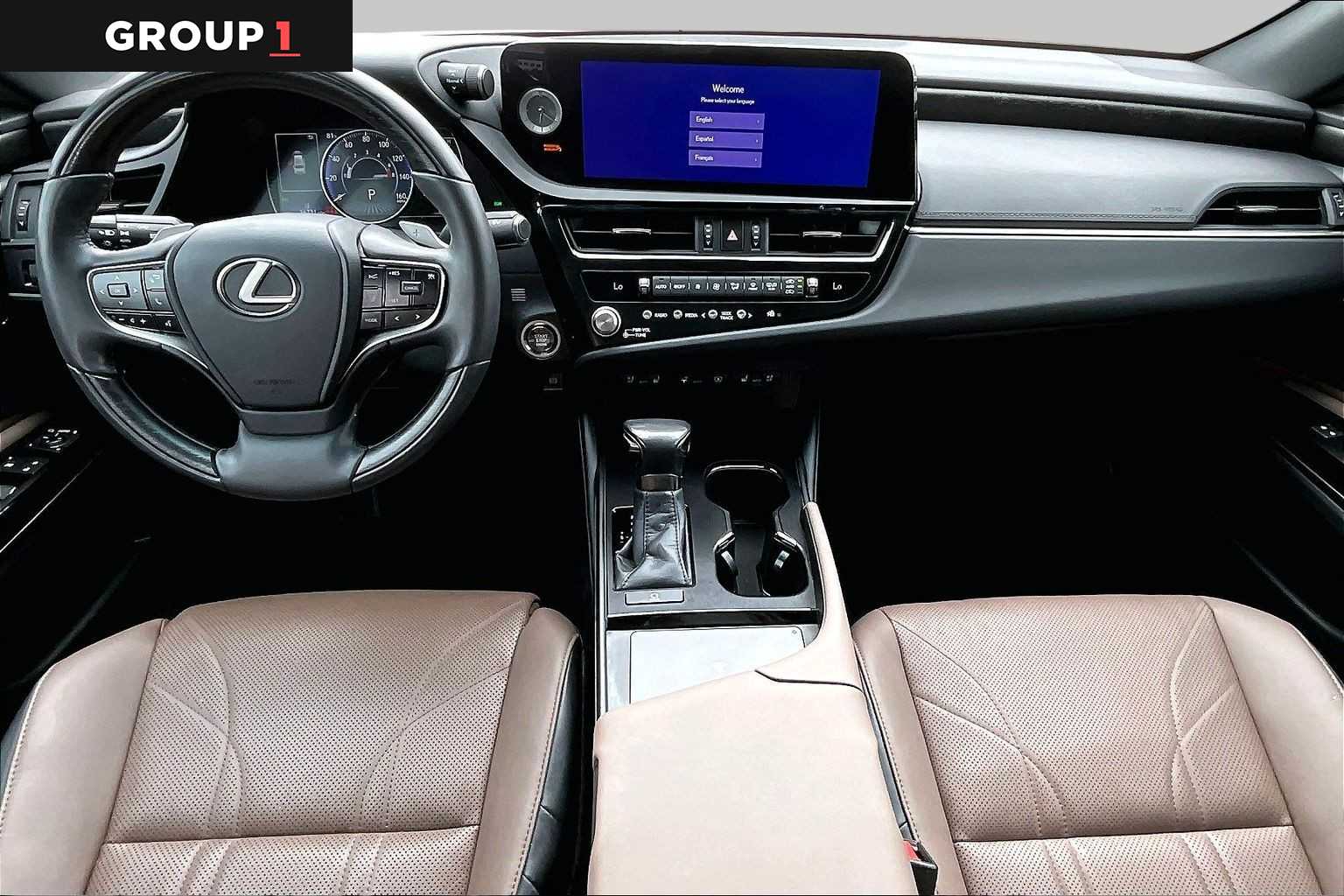 2023 Lexus ES 350 Ultra Luxury  Matador Red Mica at Lexus Southwest Houston