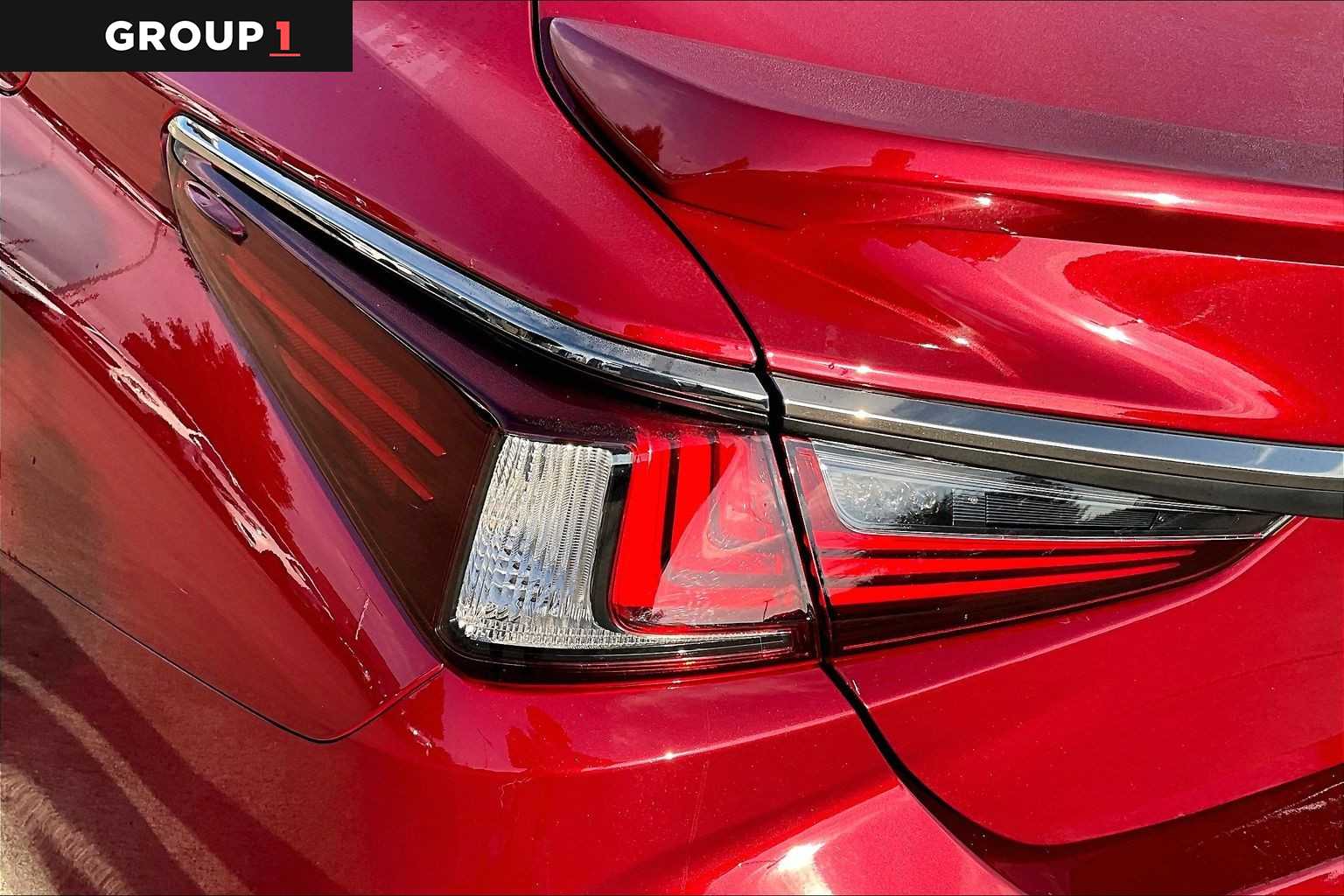 2022 Lexus ES F SPORT  Matador Red Mica at Lexus of Clear Lake