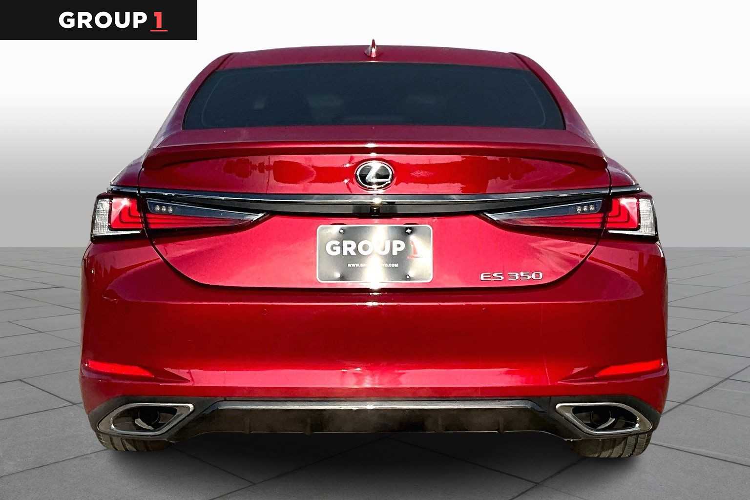 2022 Lexus ES F SPORT  Matador Red Mica at Lexus of Clear Lake