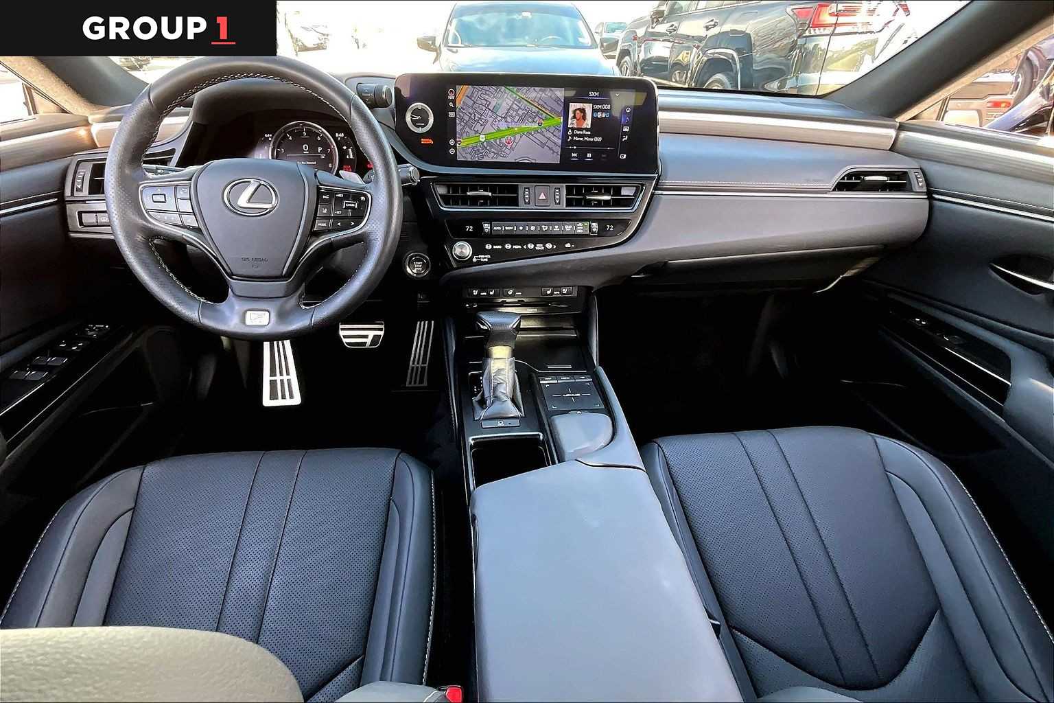 2022 Lexus ES F SPORT  Matador Red Mica at Lexus of Clear Lake