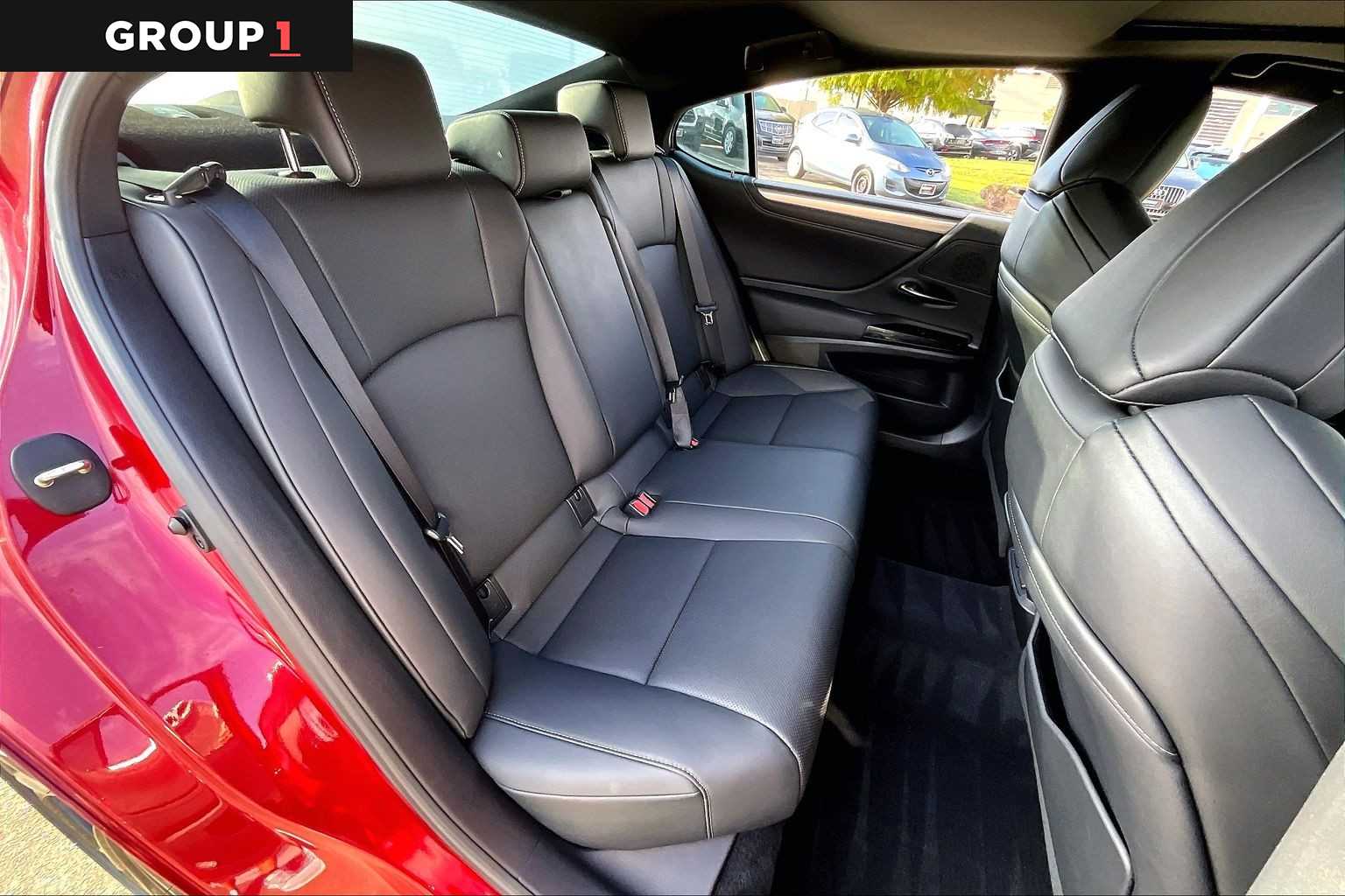 2022 Lexus ES F SPORT  Matador Red Mica at Lexus of Clear Lake