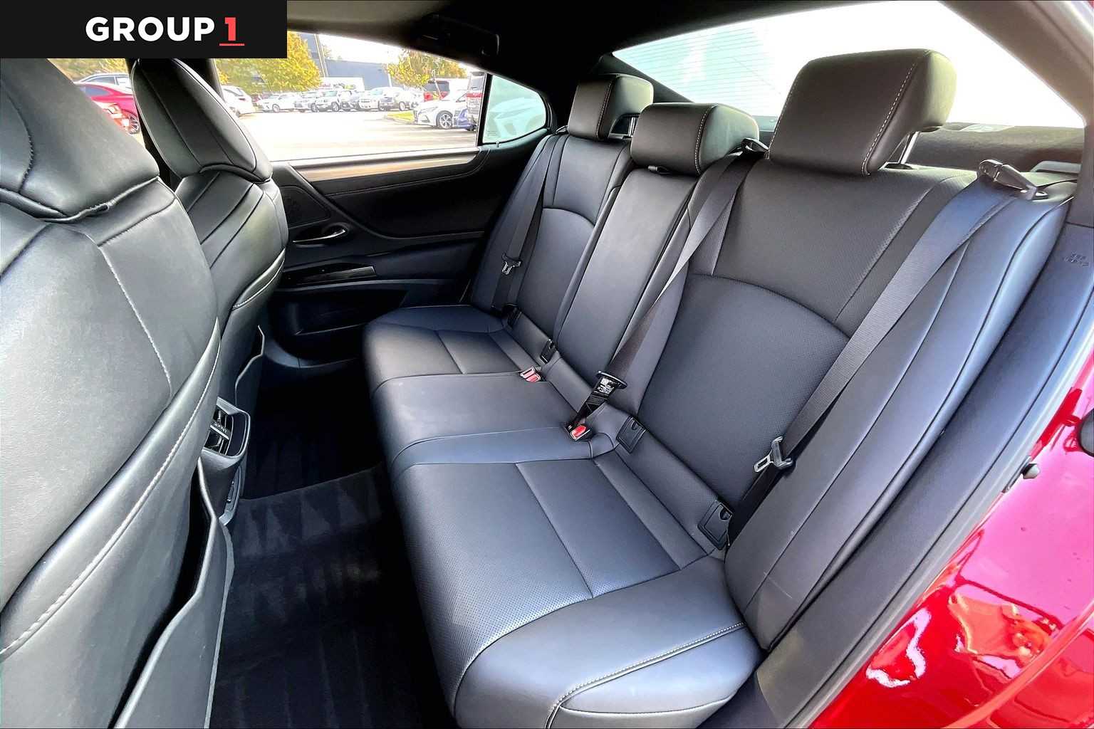 2022 Lexus ES F SPORT  Matador Red Mica at Lexus of Clear Lake