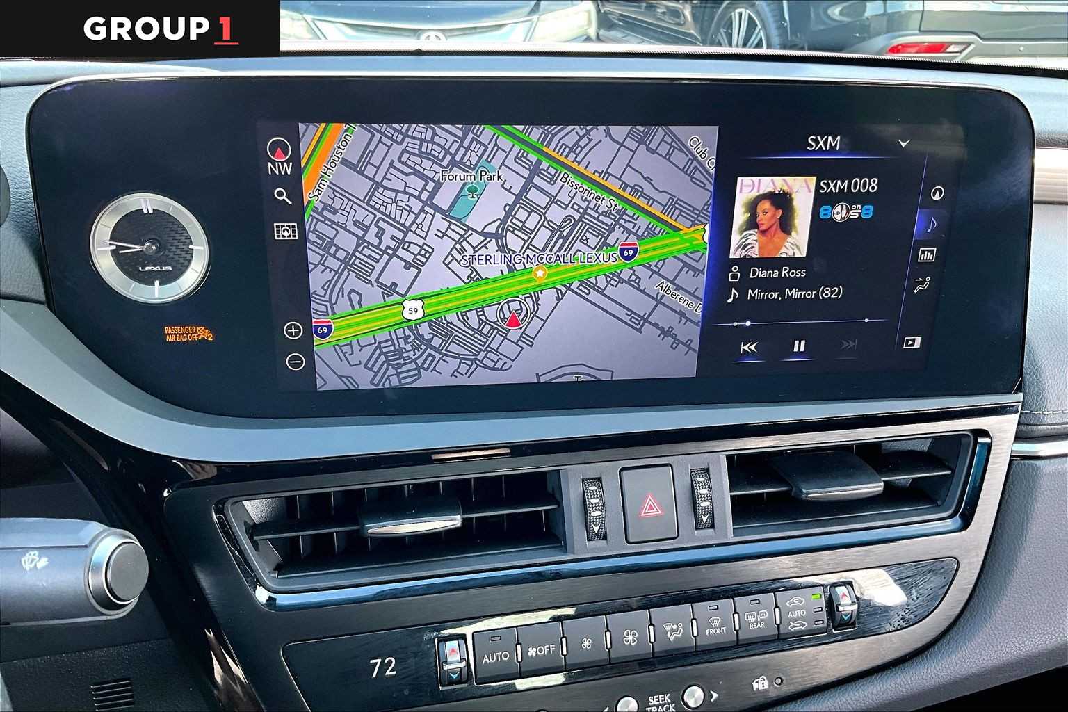 2022 Lexus ES F SPORT  Matador Red Mica at Lexus of Clear Lake