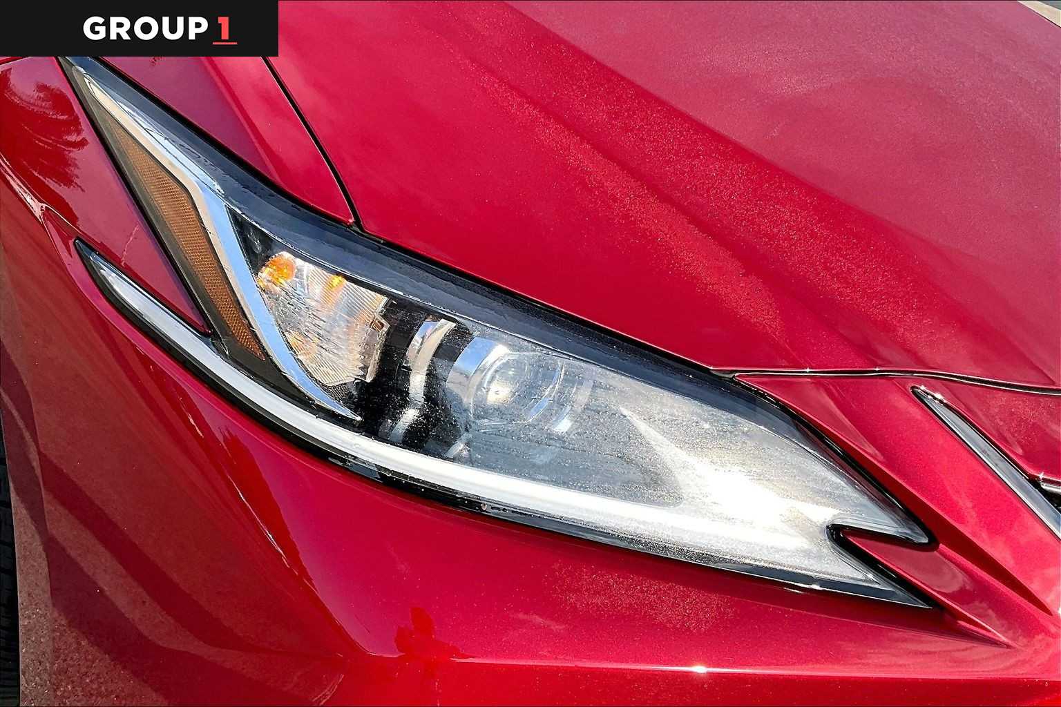 2022 Lexus ES F SPORT  Matador Red Mica at Lexus of Clear Lake