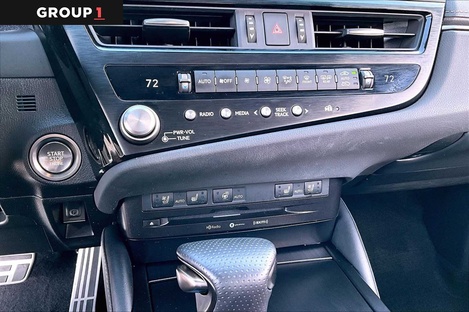 2022 Lexus ES F SPORT  Matador Red Mica at Lexus of Clear Lake