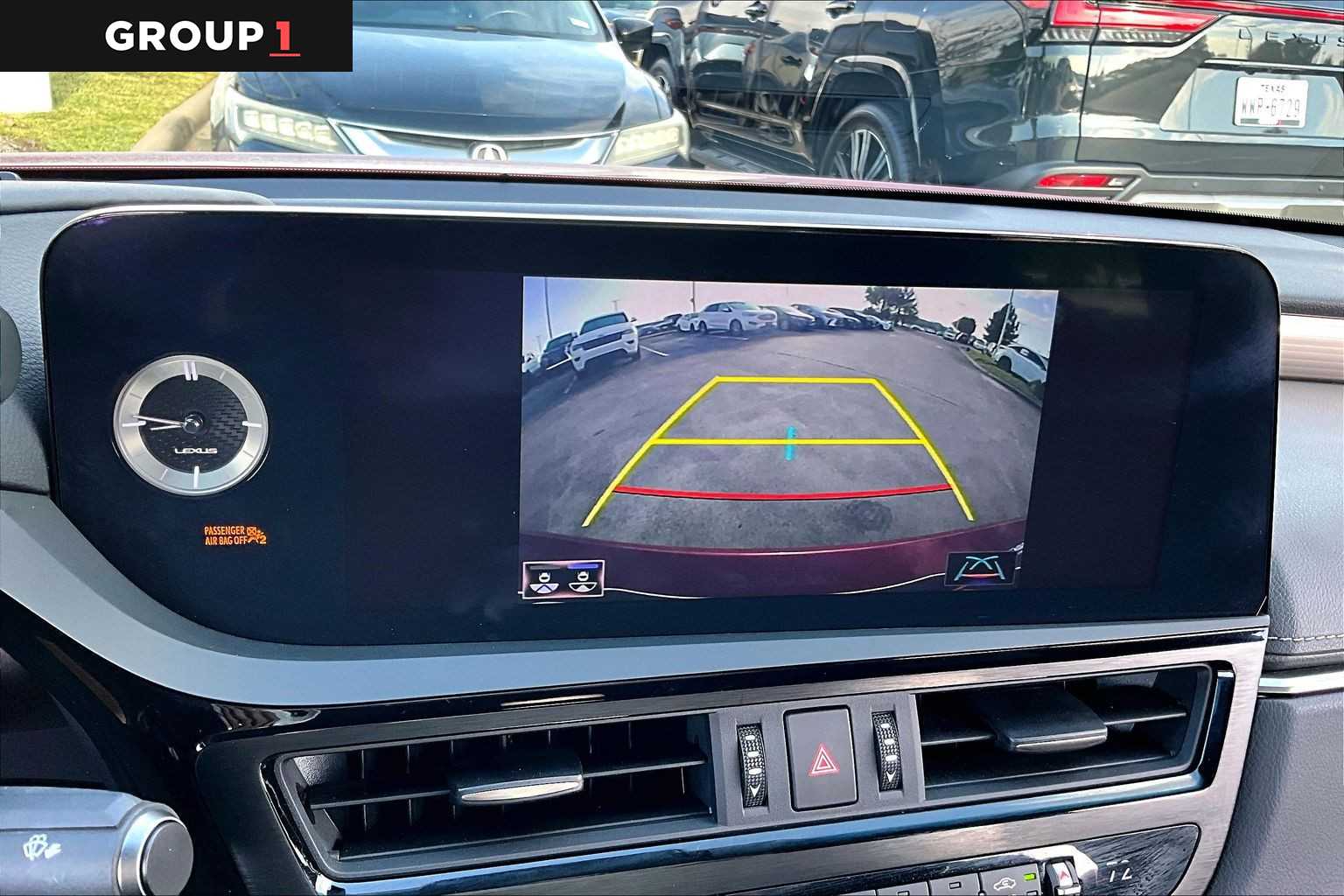 2022 Lexus ES F SPORT  Matador Red Mica at Lexus of Clear Lake